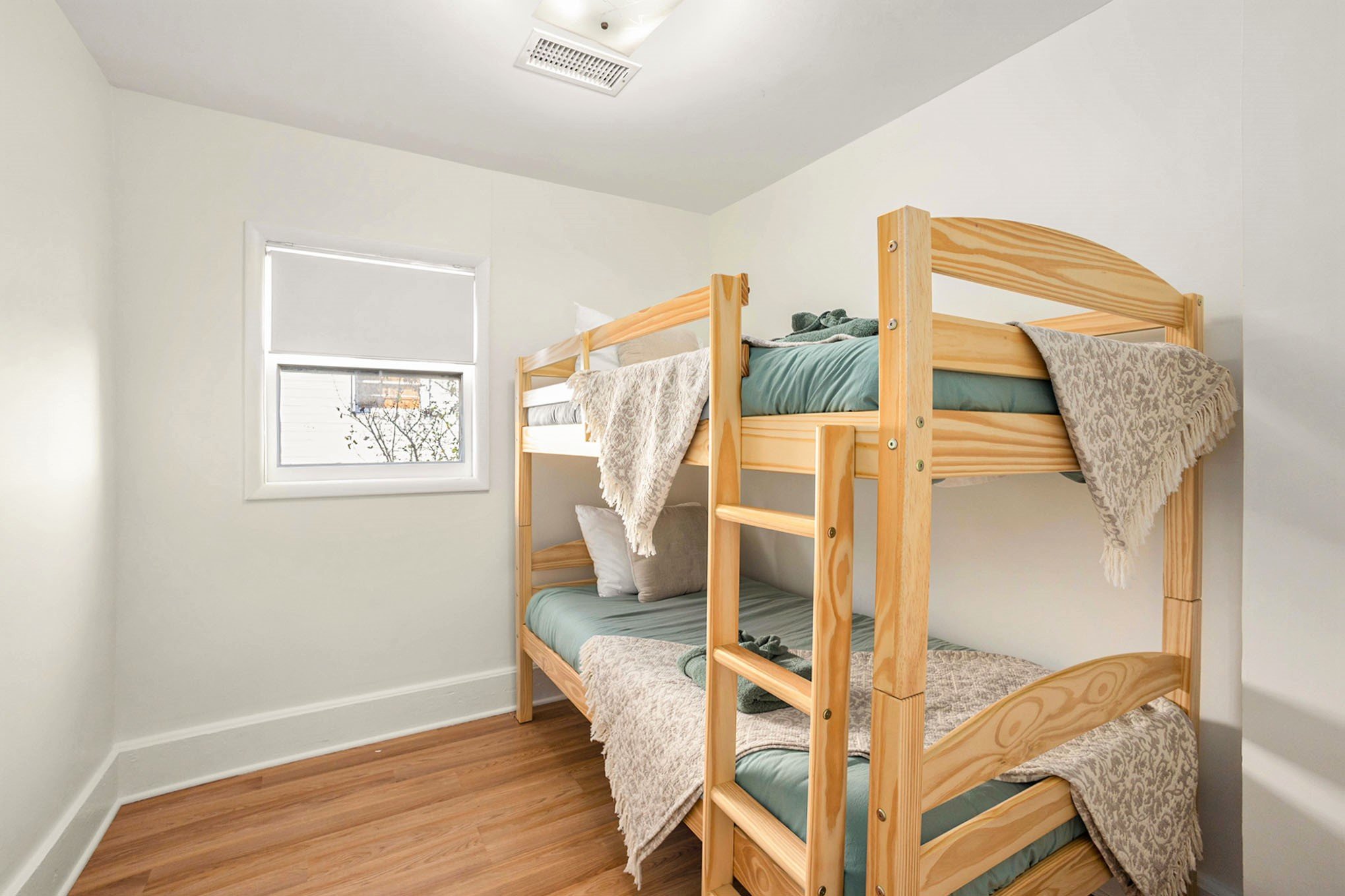 Comfortable bunk beds for kids or additional guests
