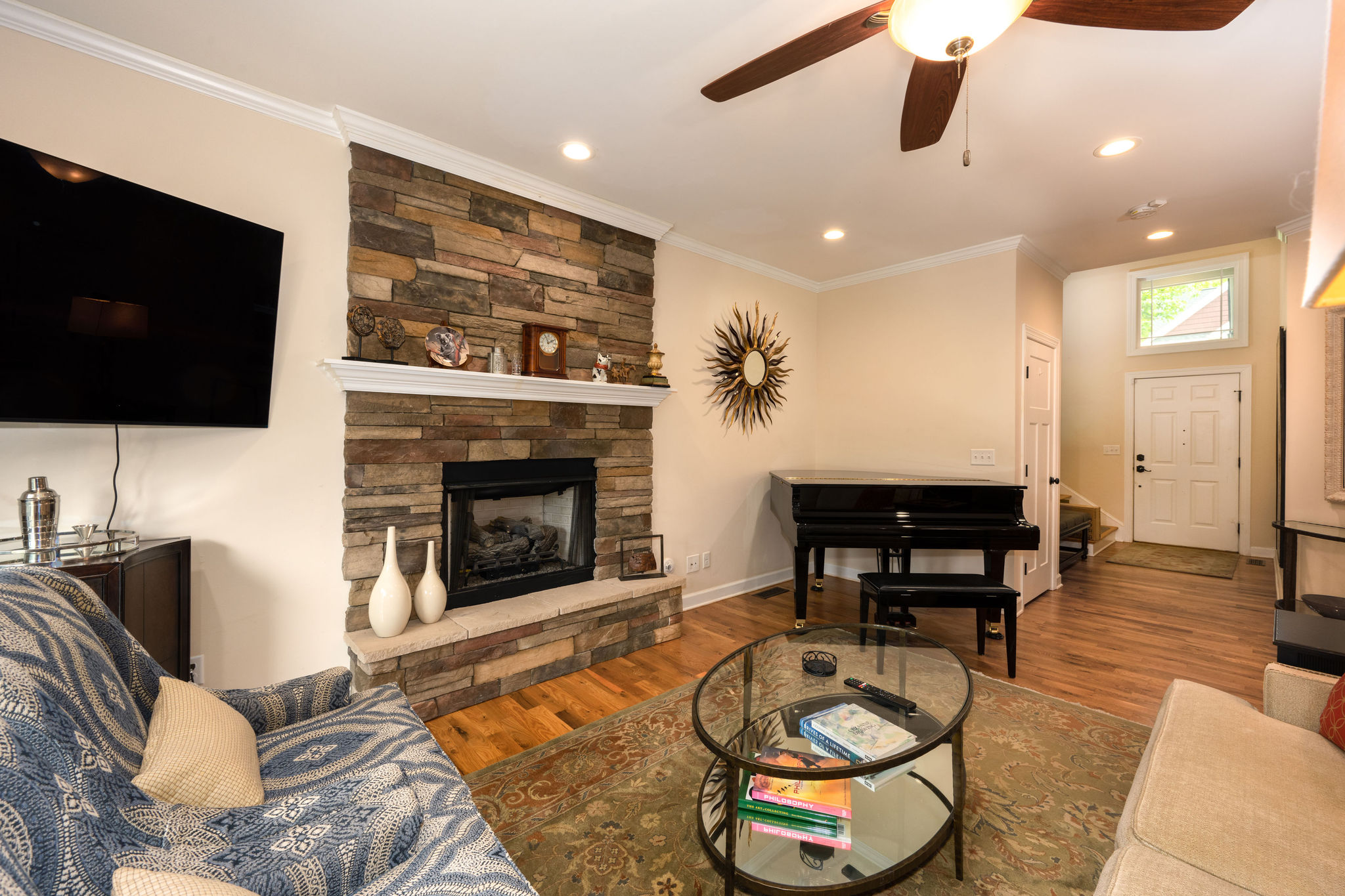 Gas Fireplace in Living Room