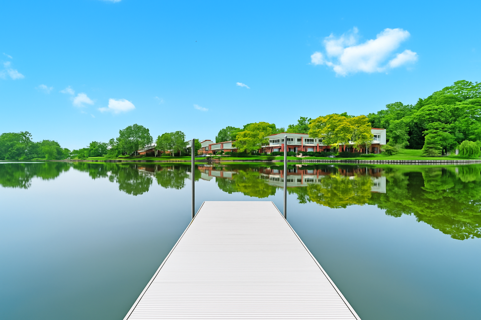 Peaceful lake views from your private dock—ideal for morning coffee, sunset reflections, or lakeside adventures.