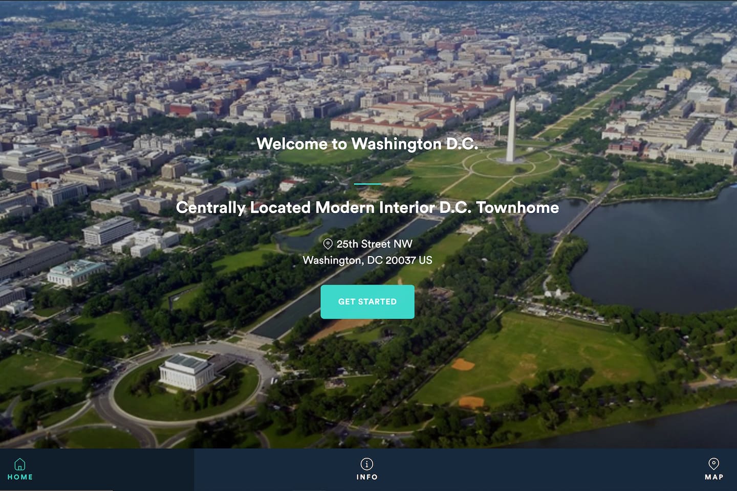 Digital Guidebook Sent to Each Guest via Email/Text.