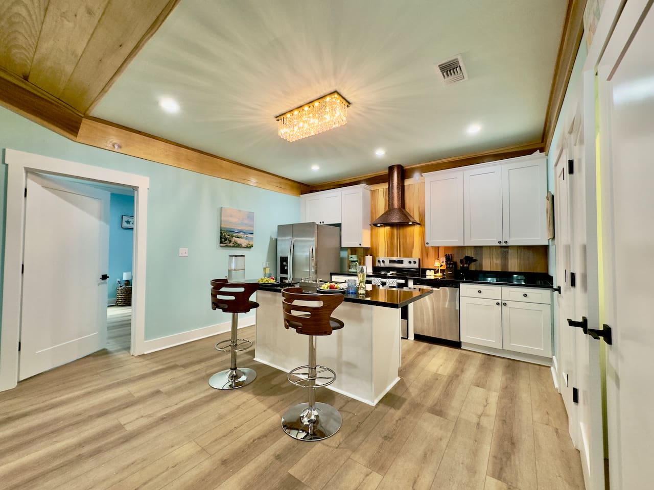 Step into a clean, airy kitchen designed for your stay.