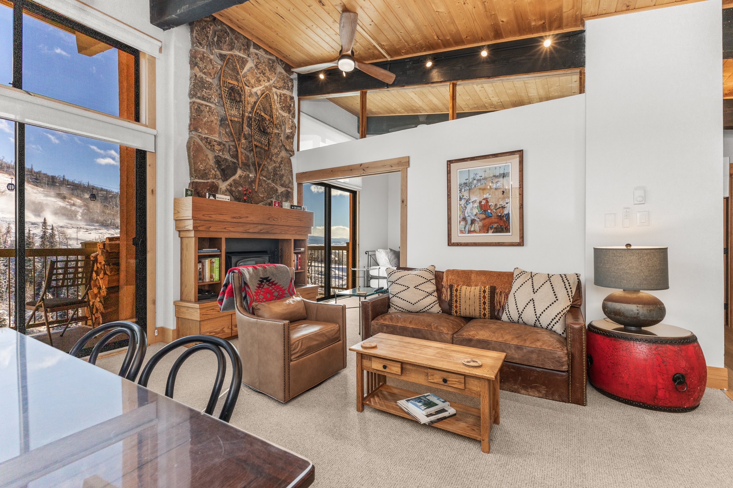 Living Area | Large windows offering a view