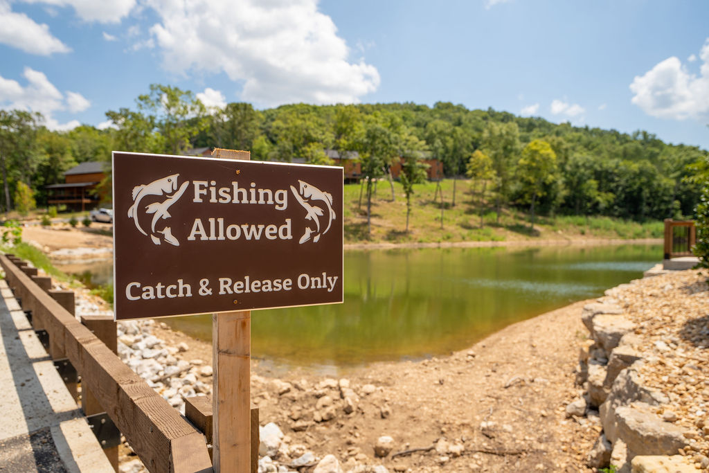 Two stocked private catch and release fishing lakes! You can also kayak and paddleboard on them.