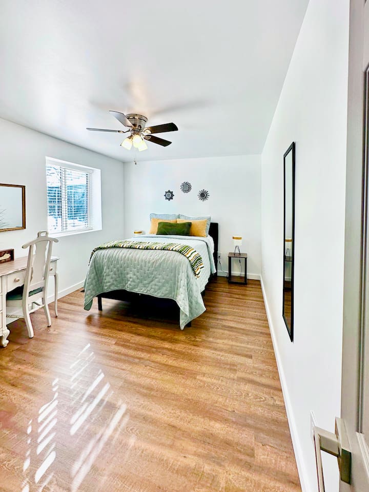Enjoy your bright & airy bedroom retreat!