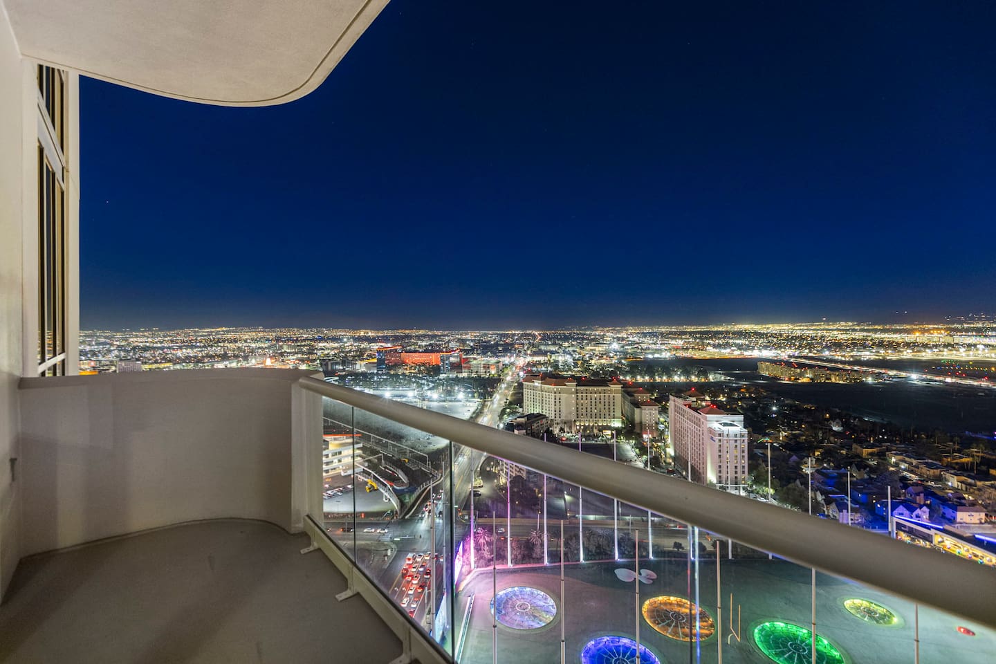 City lights from the Balcony