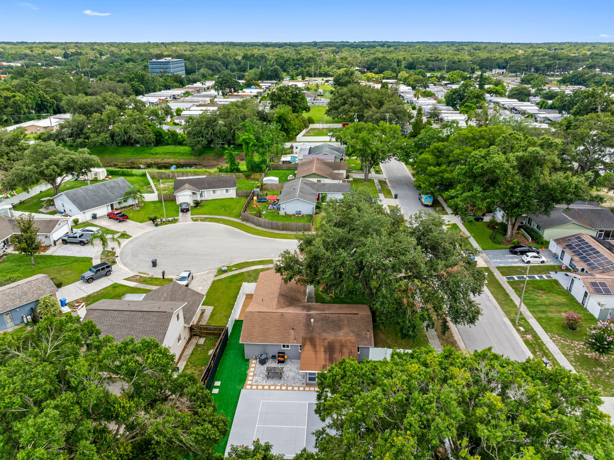 Aerial View of the Neighborhood