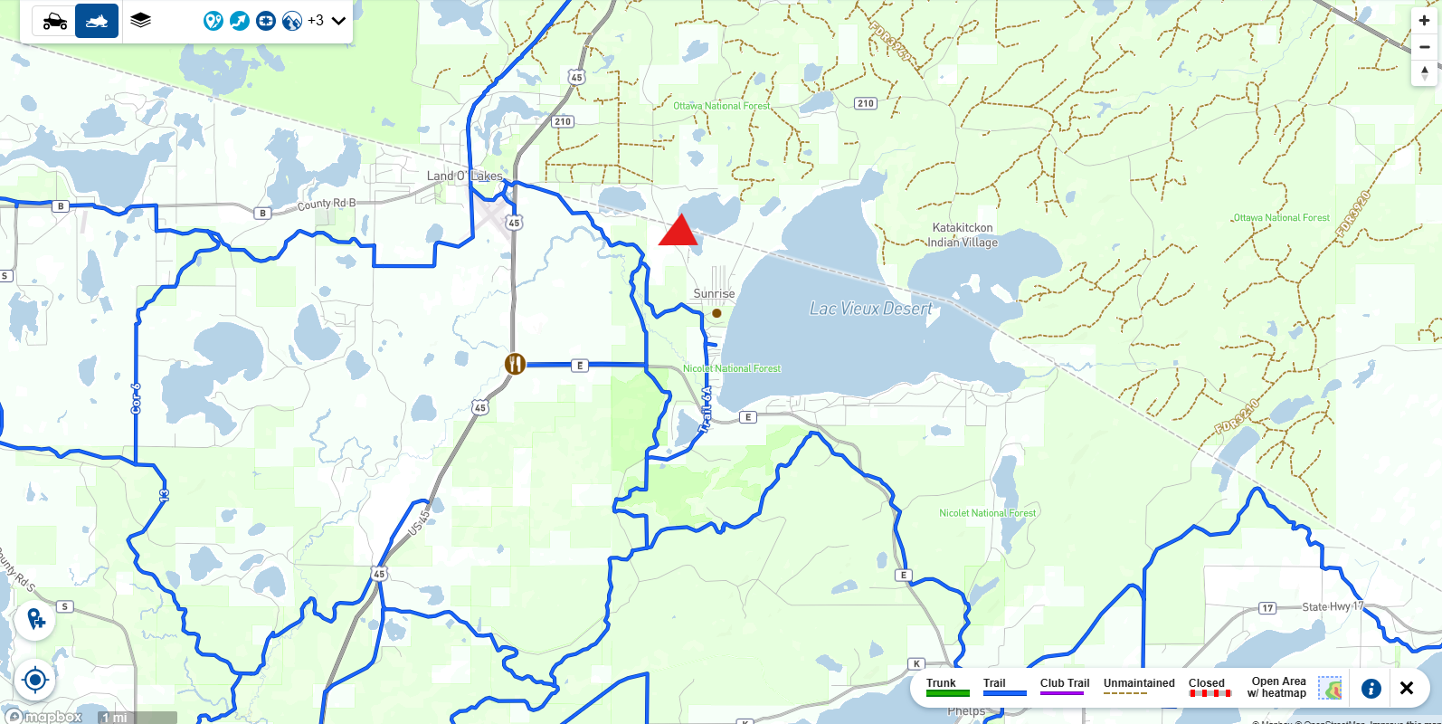 Snowmobile Trail Map