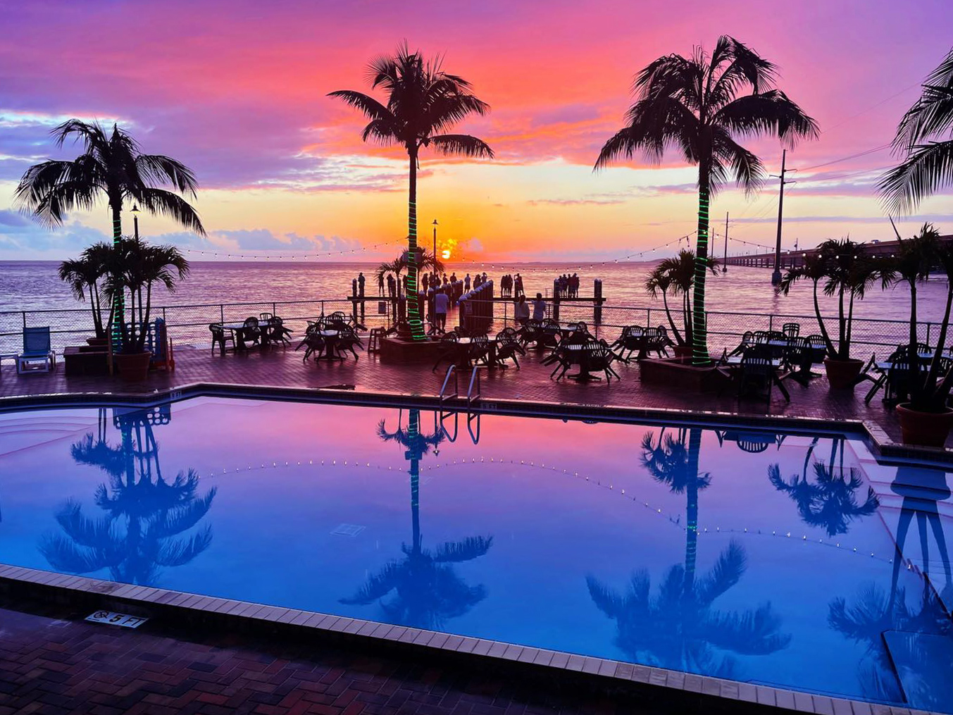 Enjoy dinner and breathtaking views at the Sunset Grille!