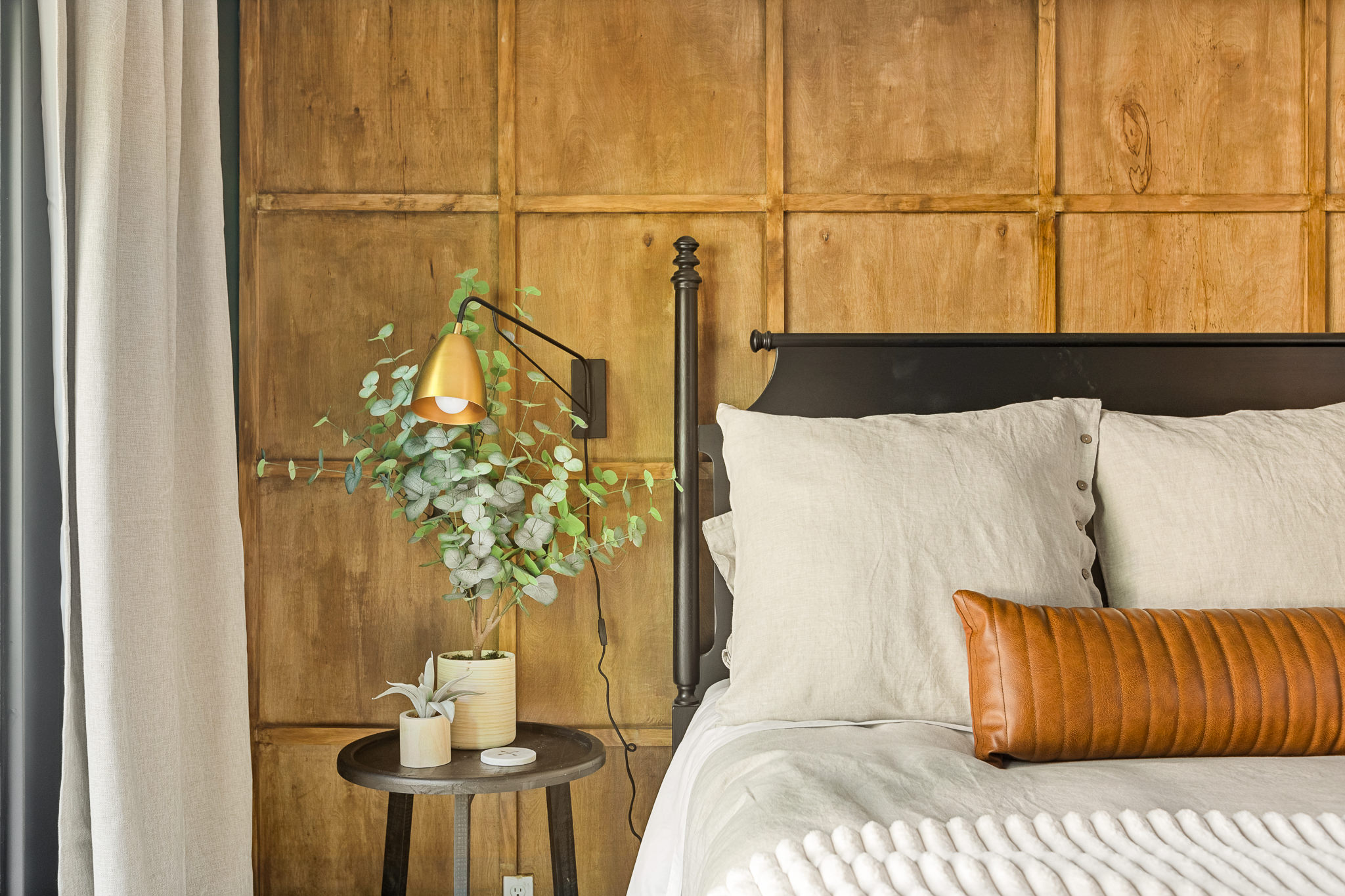 Here's another view of your inviting king-sized bed, ready to embrace you after an exciting day of Lake Arrowhead exploration.