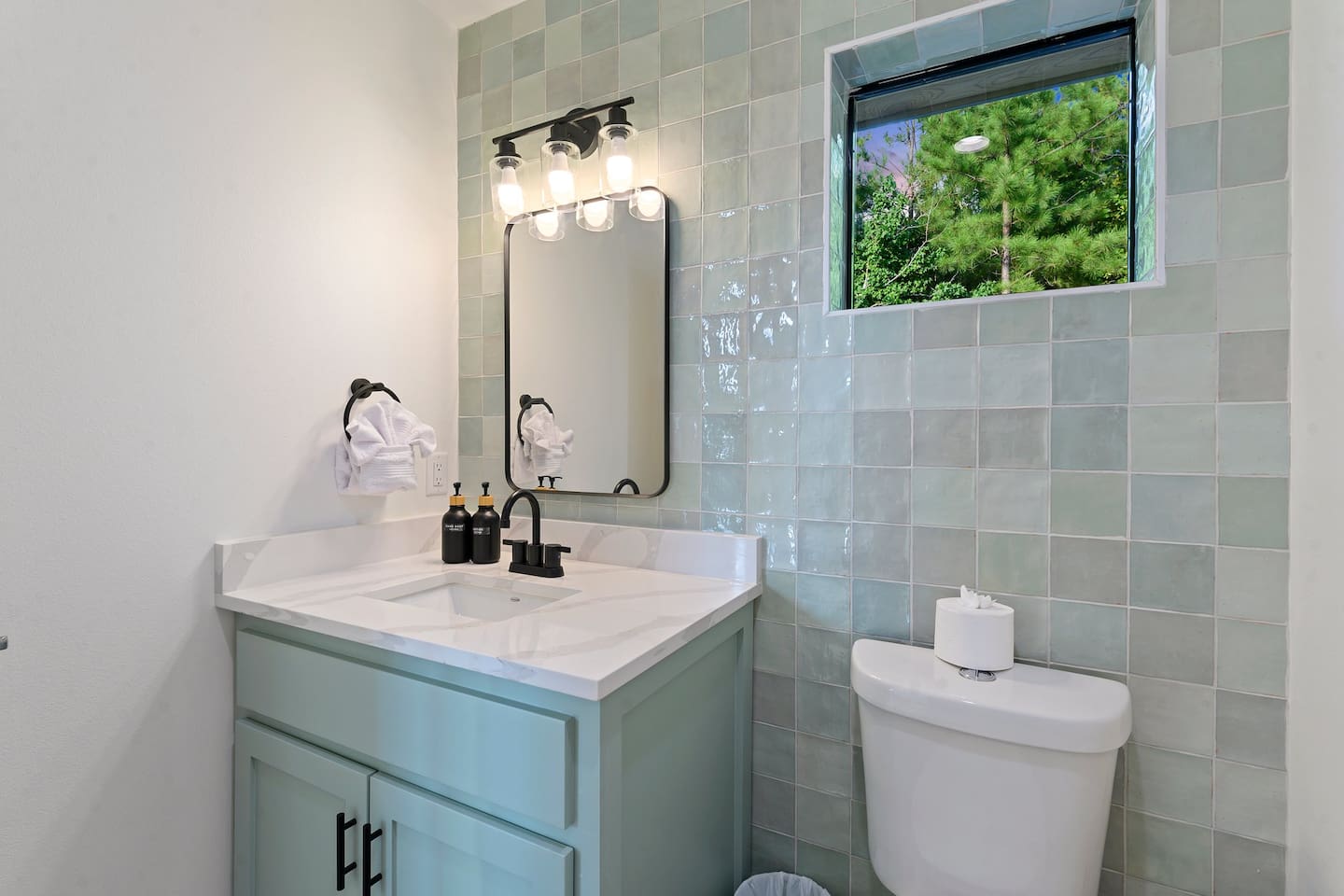 Common bathroom. 