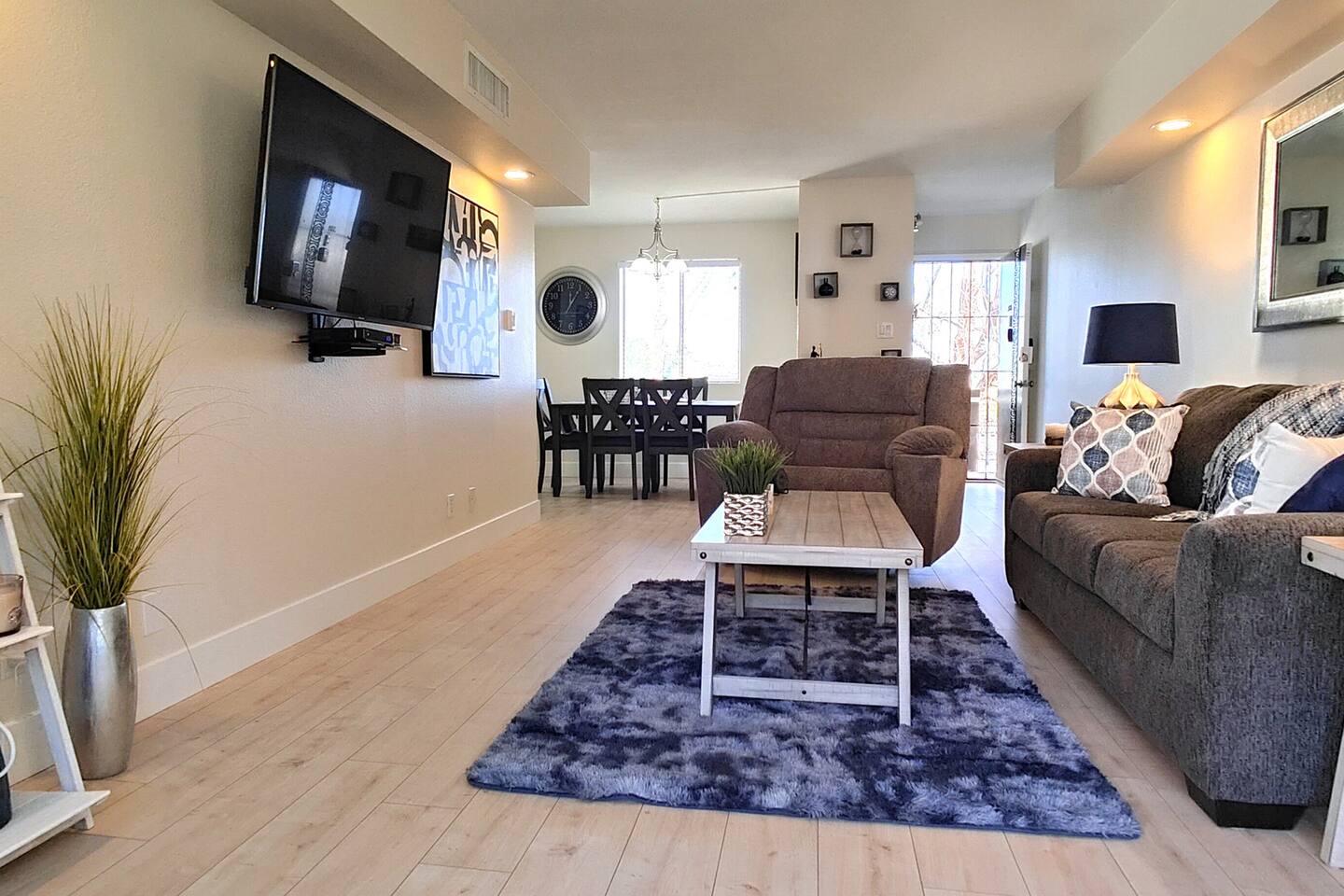 Drift away in the amazingly comfortable oversized recliner!