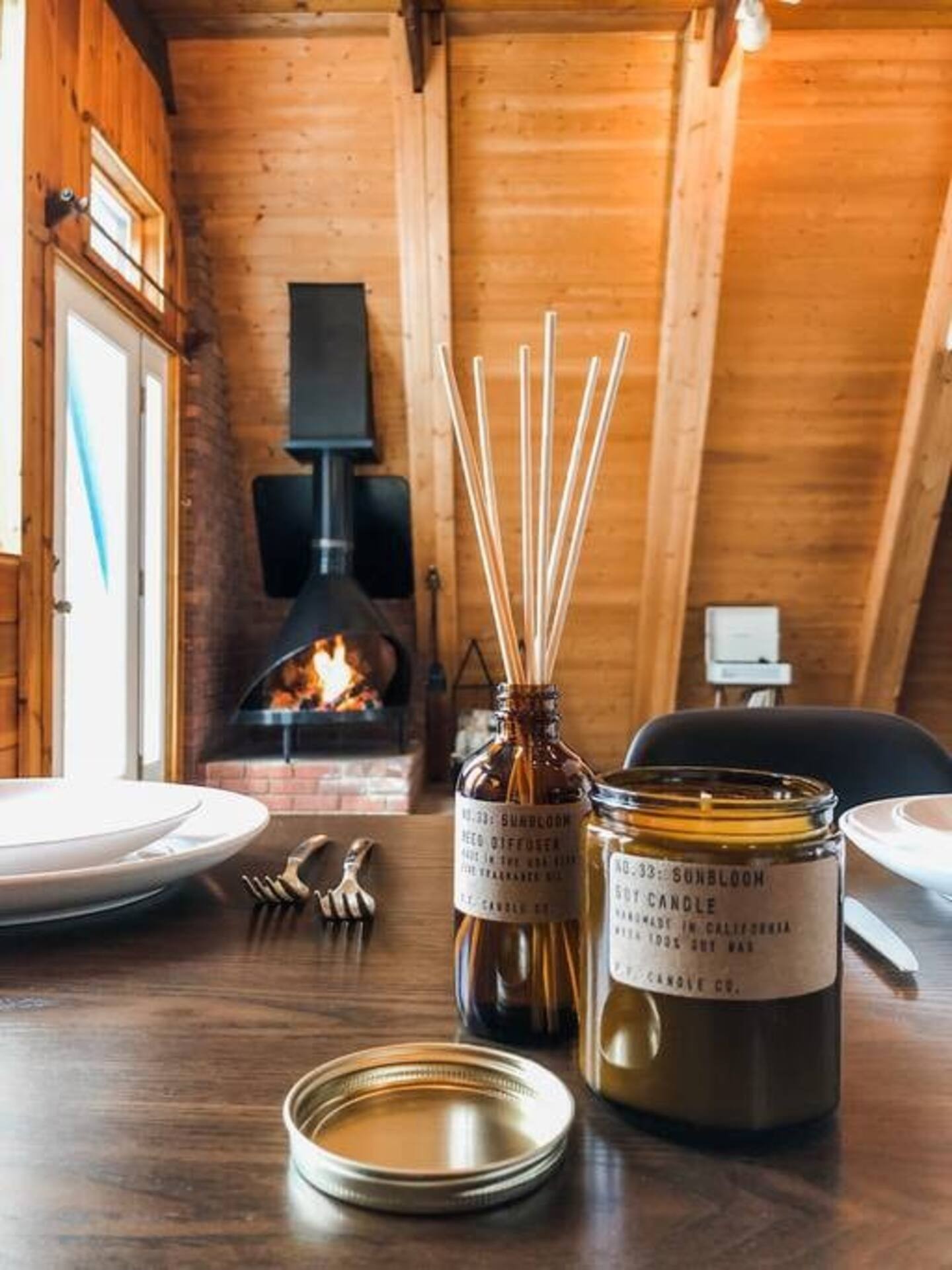 P.F. Candle products throughout the house (our fave)