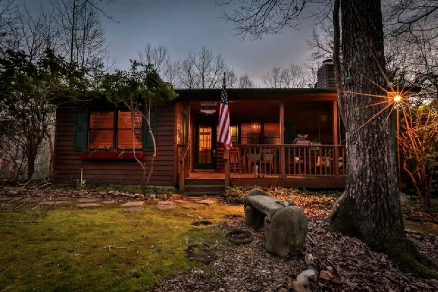 Front of cabin