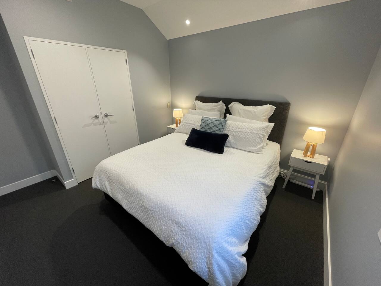 Bedroom with king bed