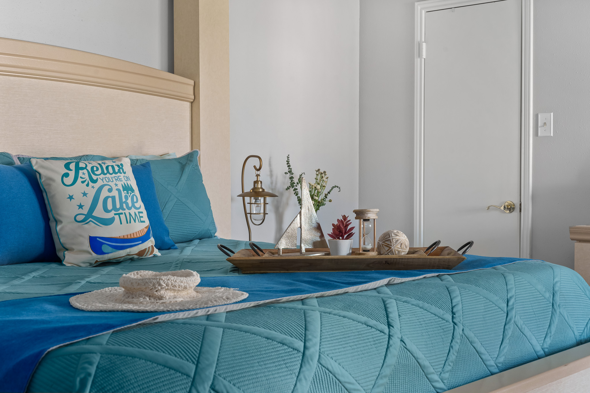 Thoughtfully styled for your comfort—this dreamy lake-themed suite invites you to relax, unwind, and enjoy every little moment.