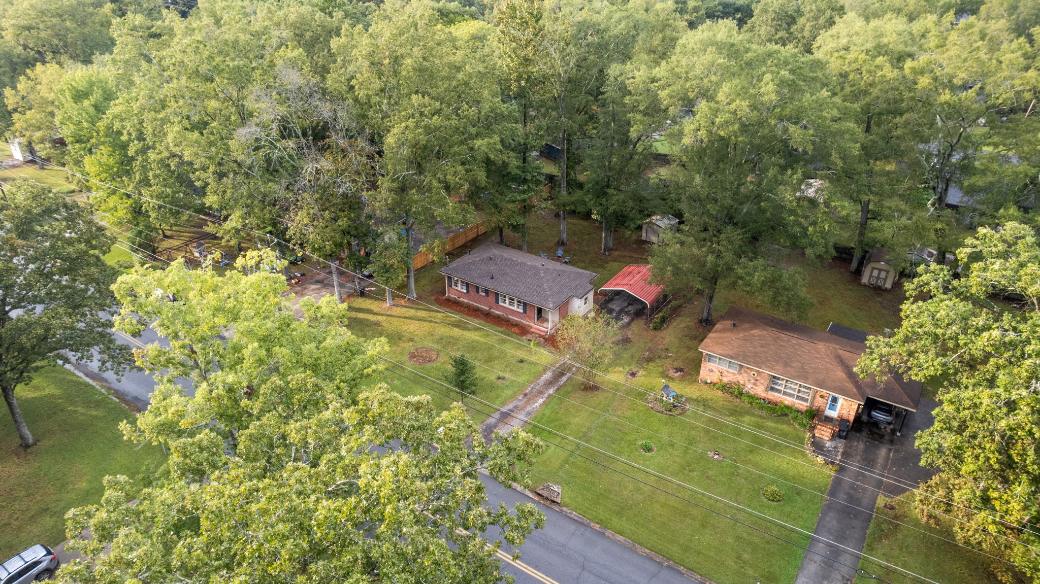 Aerial View of The Cottage on Elliott