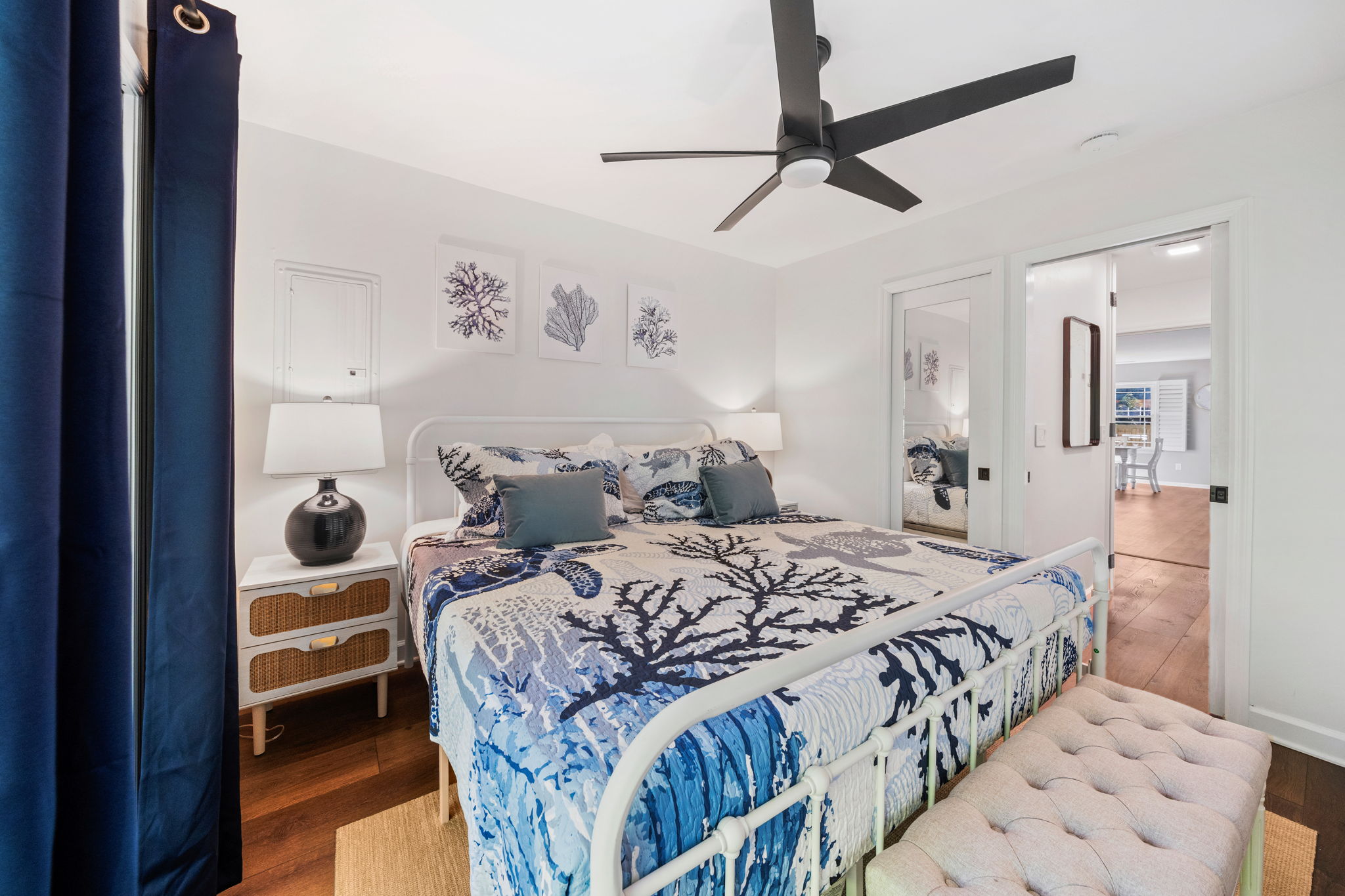 King Bedroom 3 | IOP Escapes Beach Blessing | 3705 Hartnett Blvd, Isle of Palms, SC