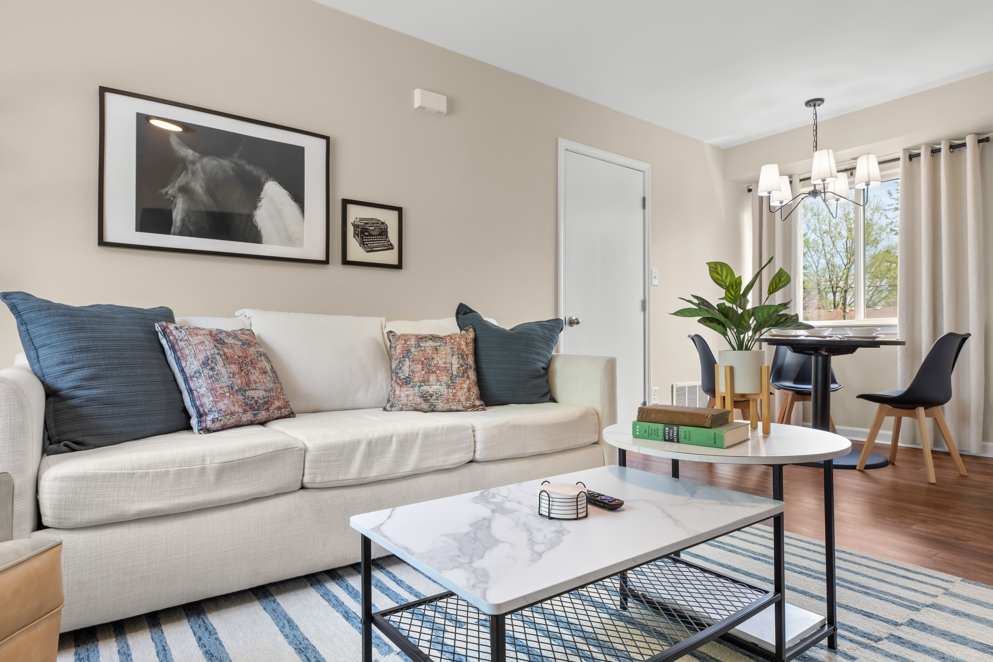 Cozy corner: Where I unwind after a long day.