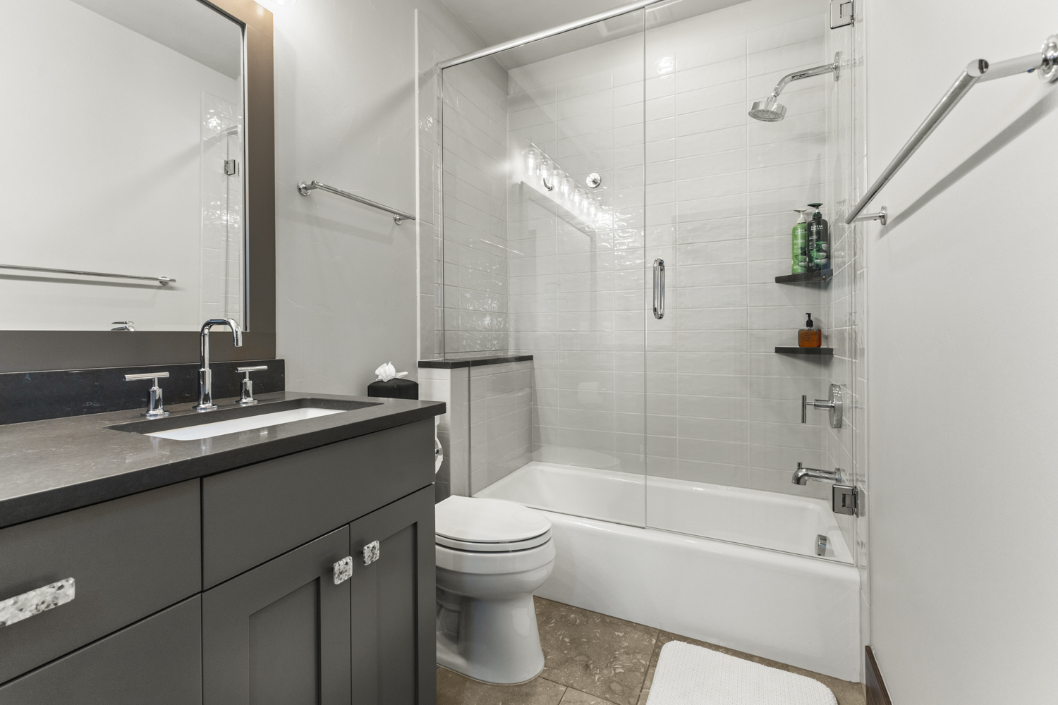 Lower Level Ensuite Bathroom 2 | Tub and Toilet
