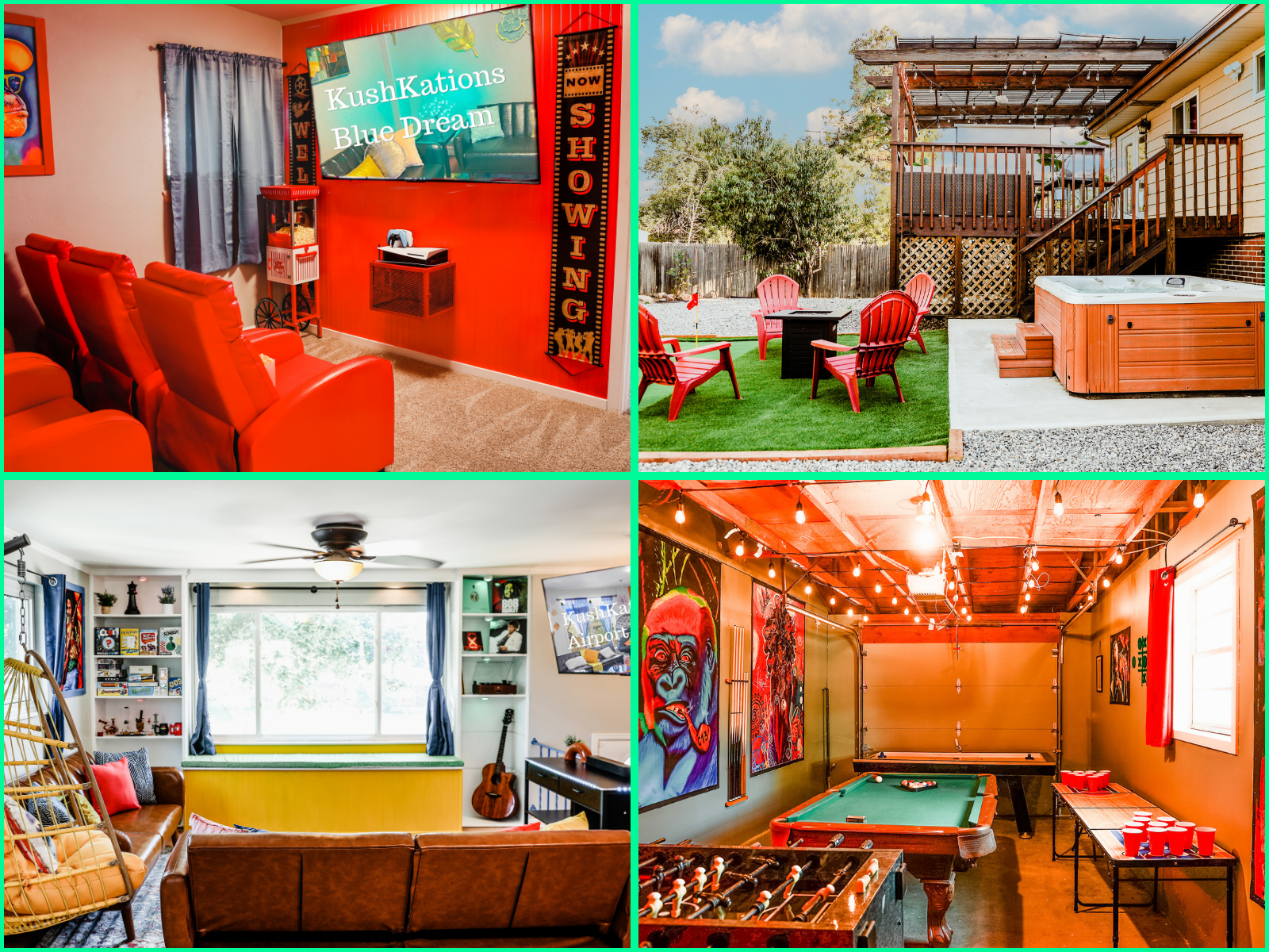 Stylish Game Room And Theater - Amazing Oasis With Hot Tub - Colorado