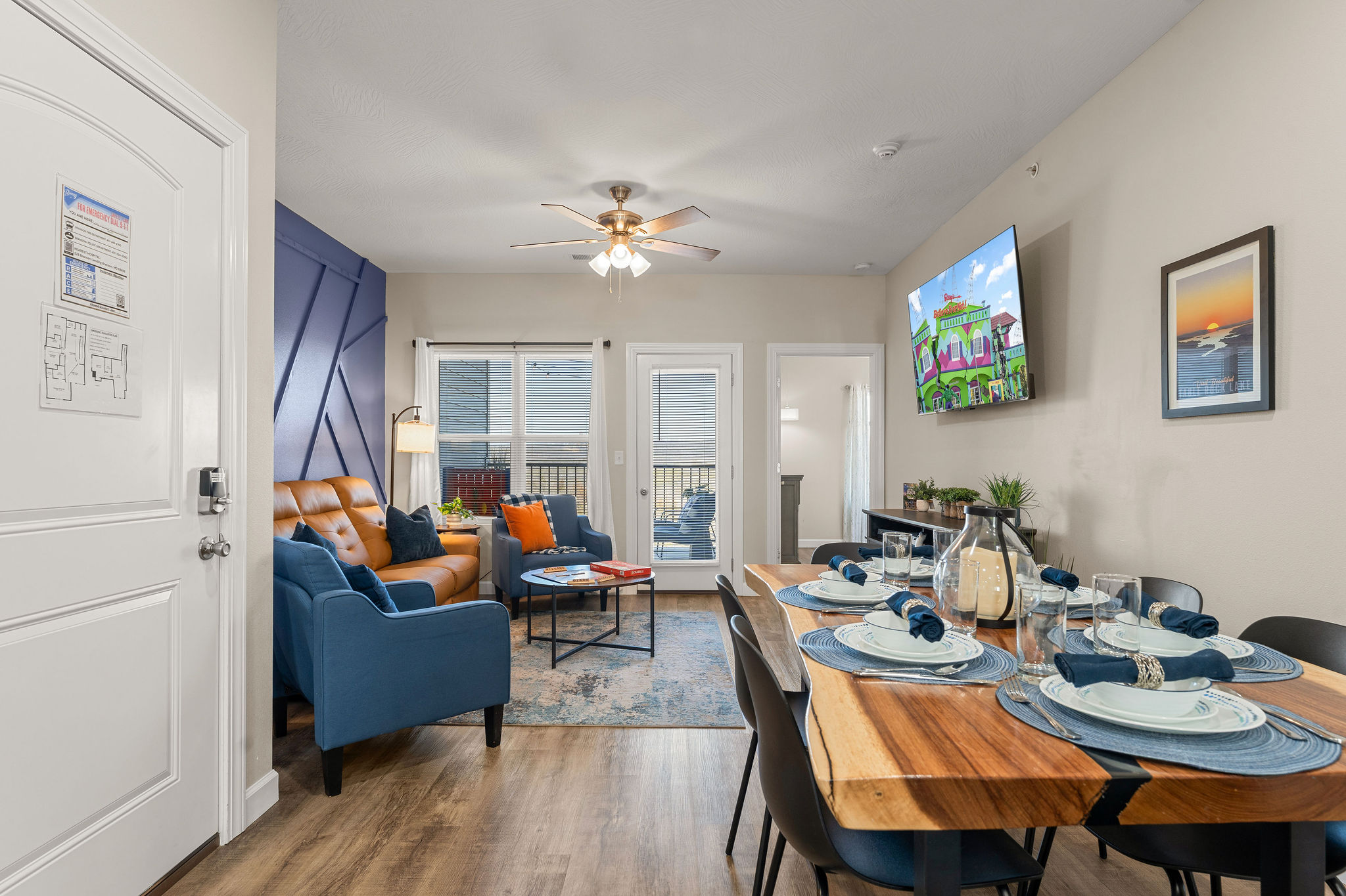 Enjoy the beautiful views of the Ozark mountains while you prepare meals in this kitchen