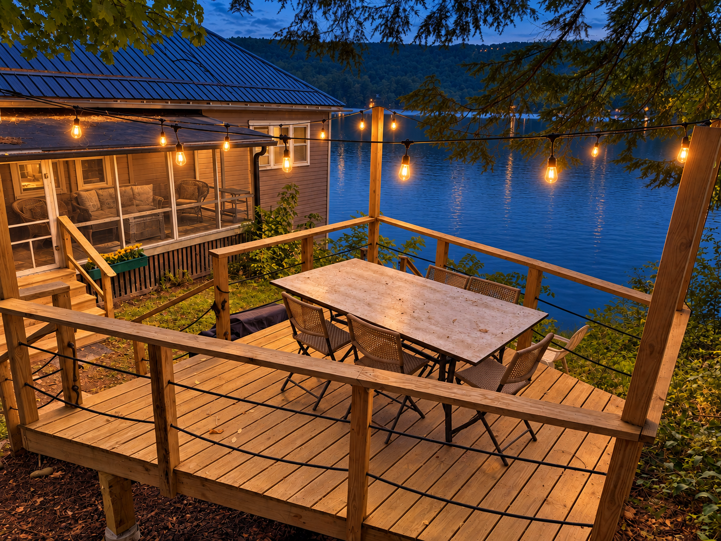 Goodyear Boathouse - outdoor seating overlooking the lake!