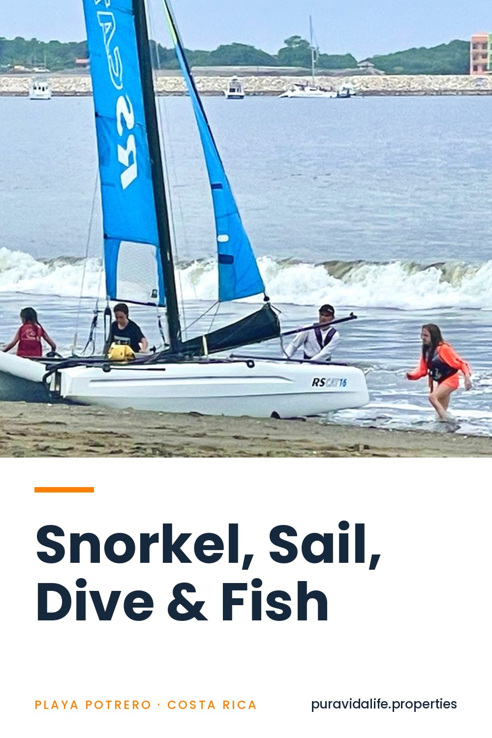 Water Activities Near Playa Potrero: Sailing, Snorkeling, Diving & Fishing