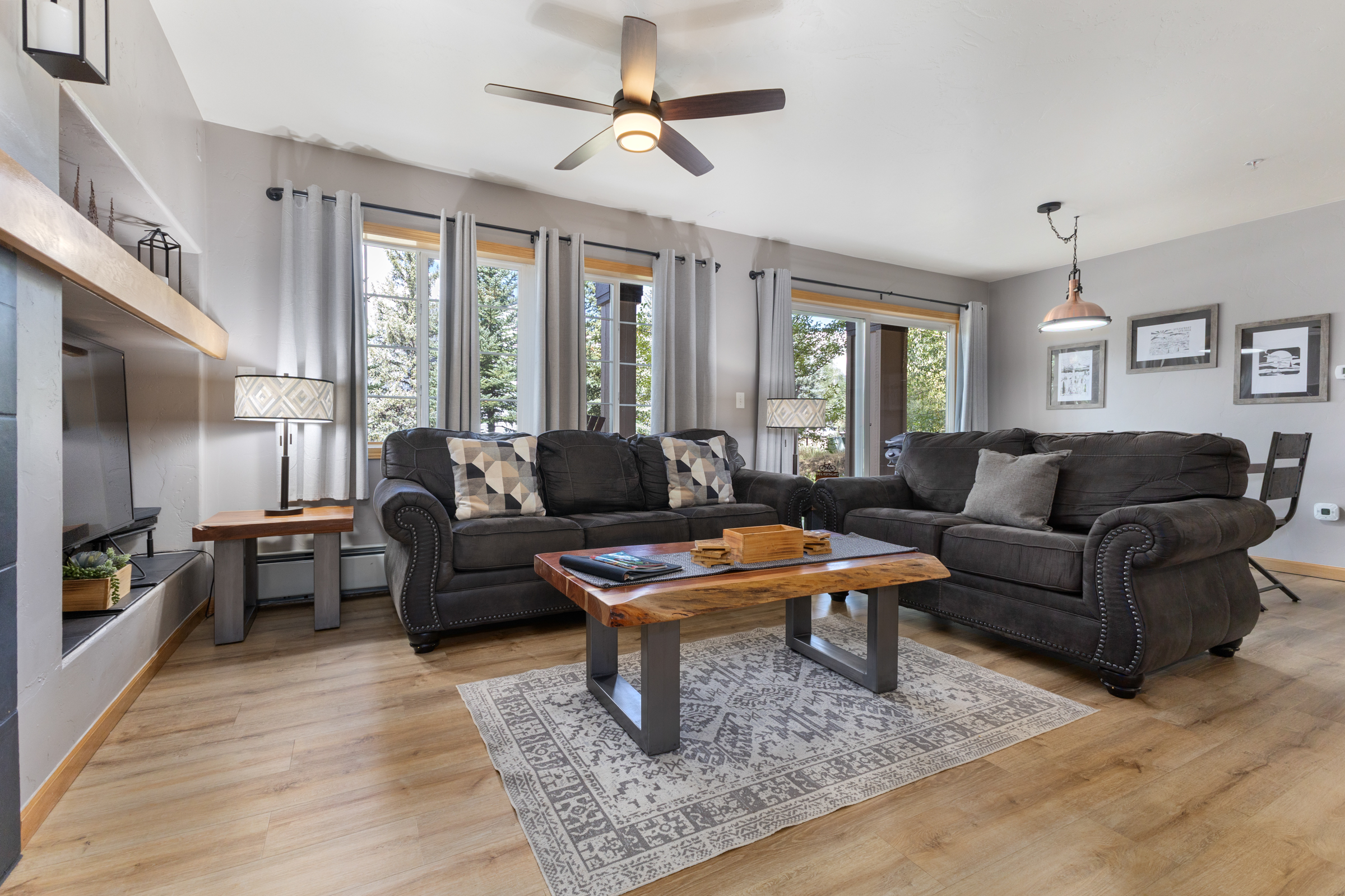 Living Area | Gas Fireplace | Sleeper Sofa