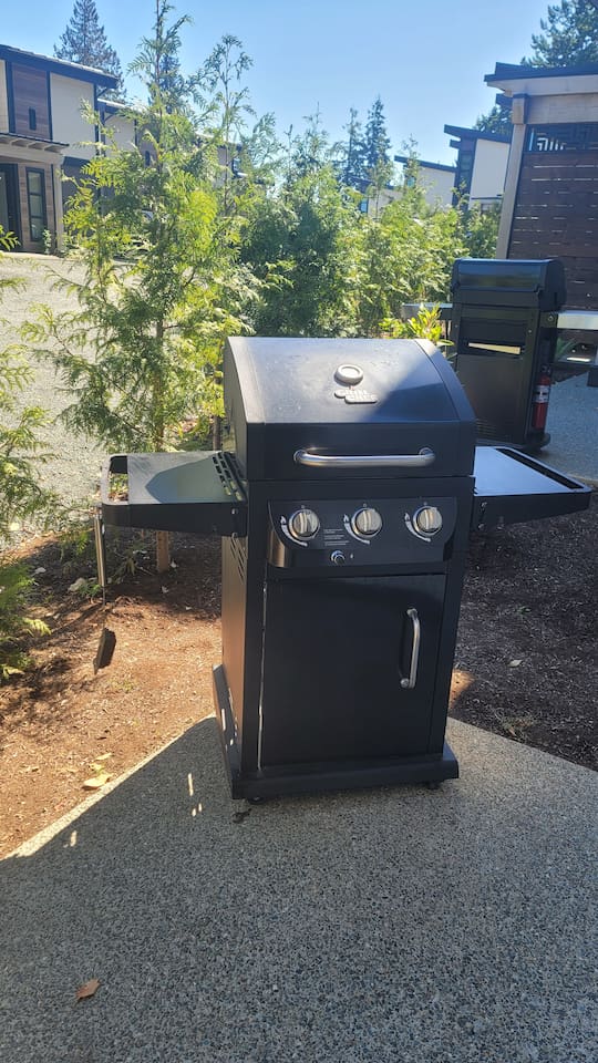 Propane BBQ. Get grilling!