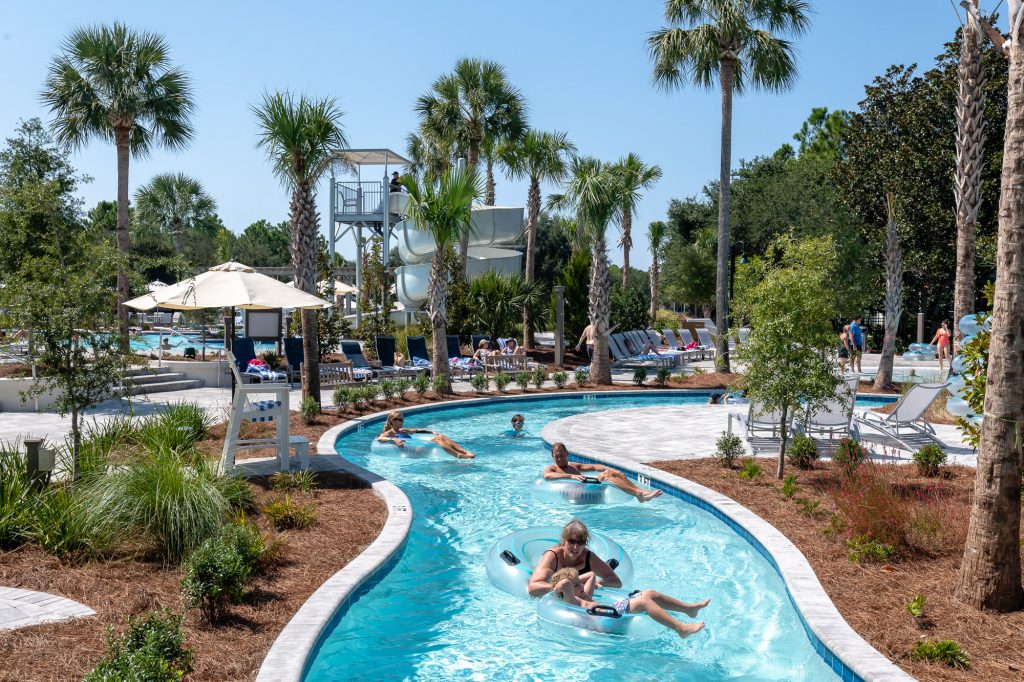Enjoy access to Camp WaterColor's pools, lazy river, and splash areas for all ages