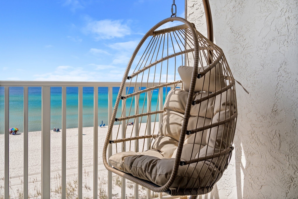 Enjoy your gourmet coffee/tea. Oh the amazing view from your private balcony.