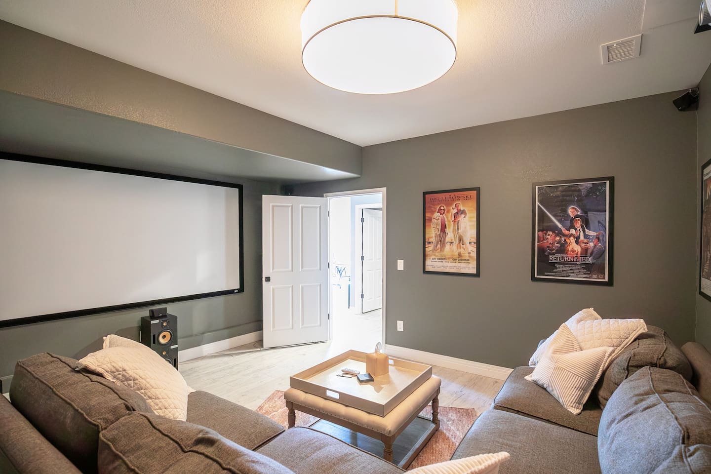 Cozy up in our theatre room and watch your favorite movie after adventuring in the mountains all day!