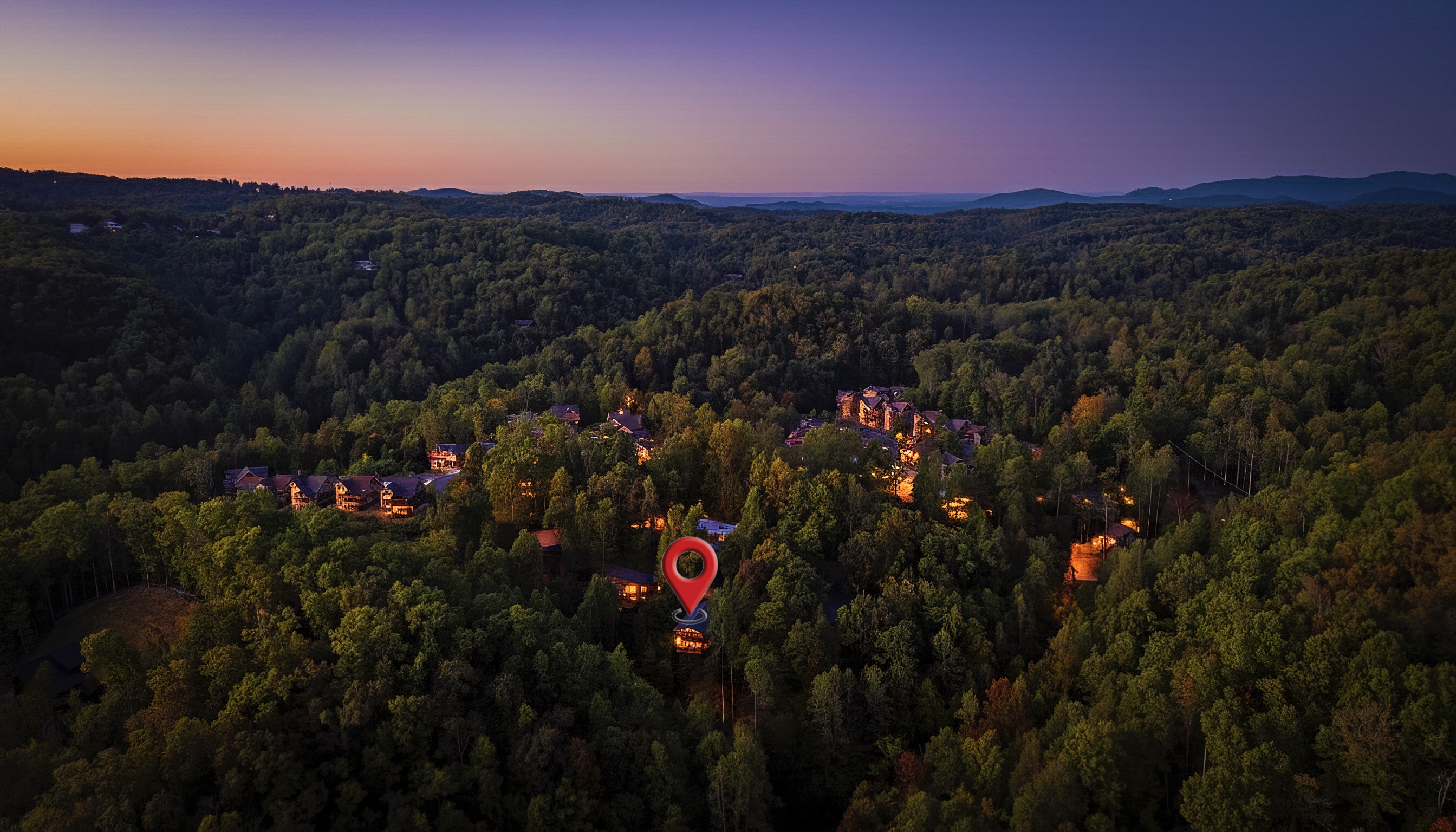 Nestled away yet just 1 minute from the main Gatlinburg downtown highway