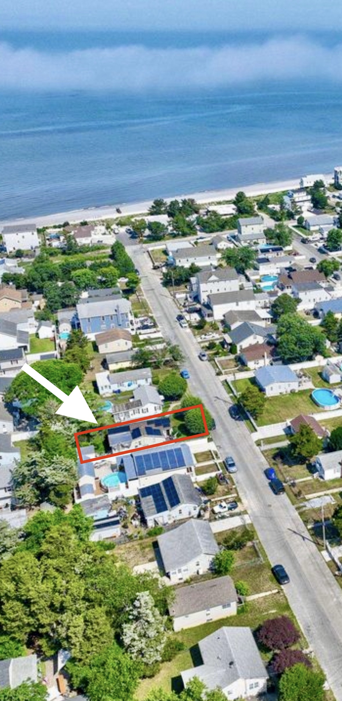 3 min 45 second walk from the front door to toes in the sand! No cross street which makes it a breeze to walk to. 