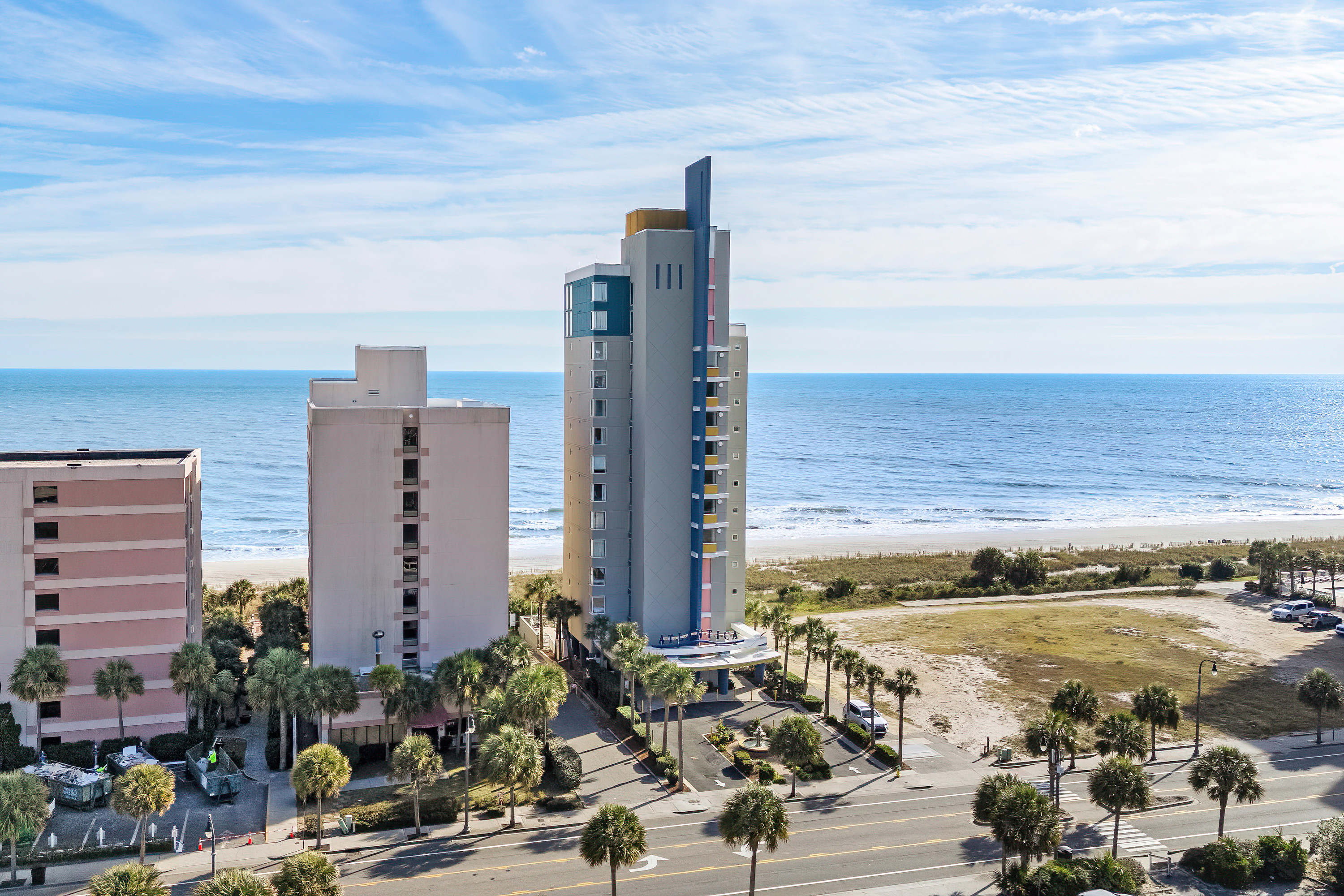 Atlantica Tower located Directly on the Beach
