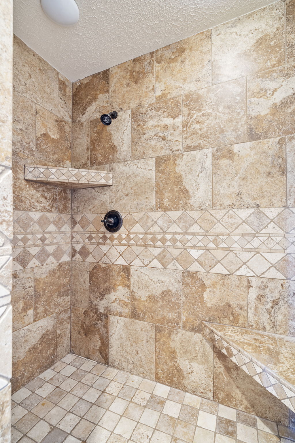 Master shower