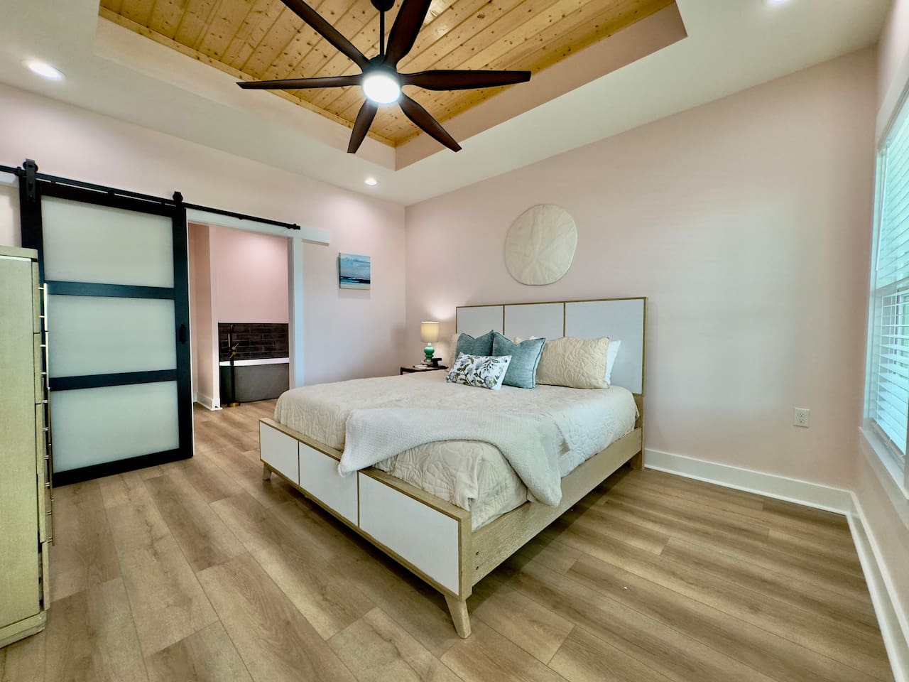 Enjoy a peaceful retreat with comfort and simple elegance.