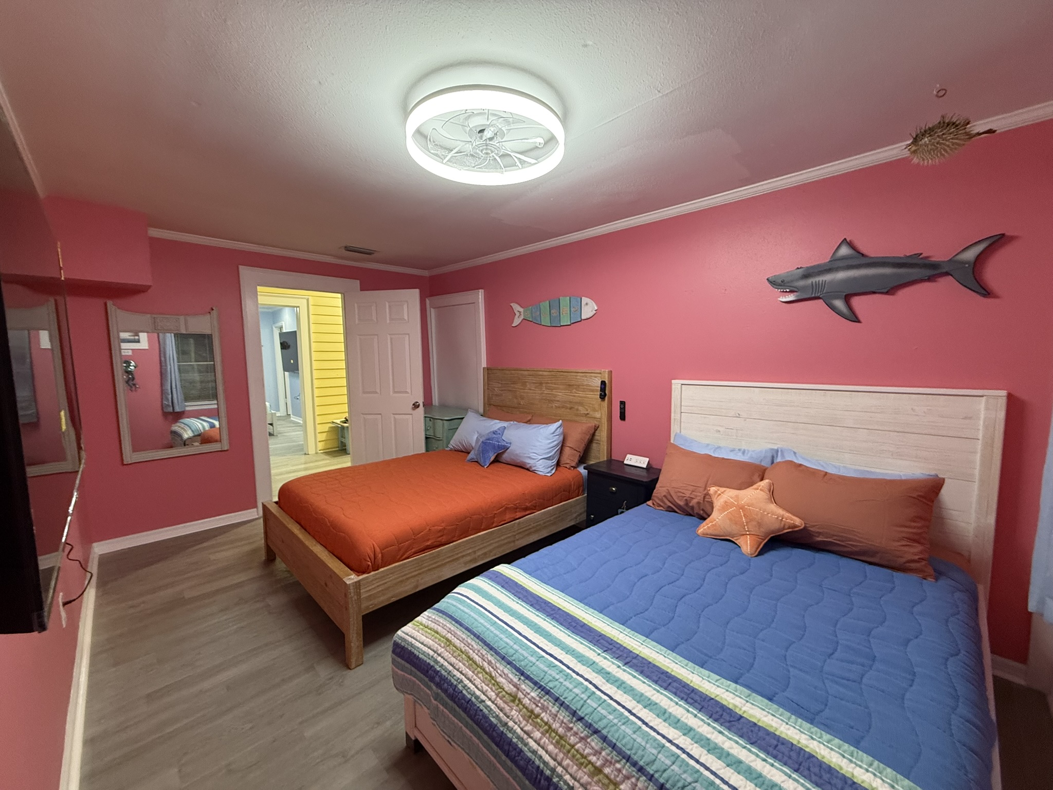 Two Full Size Beds that Sleep 2 in Each for a Fun Kids Room!