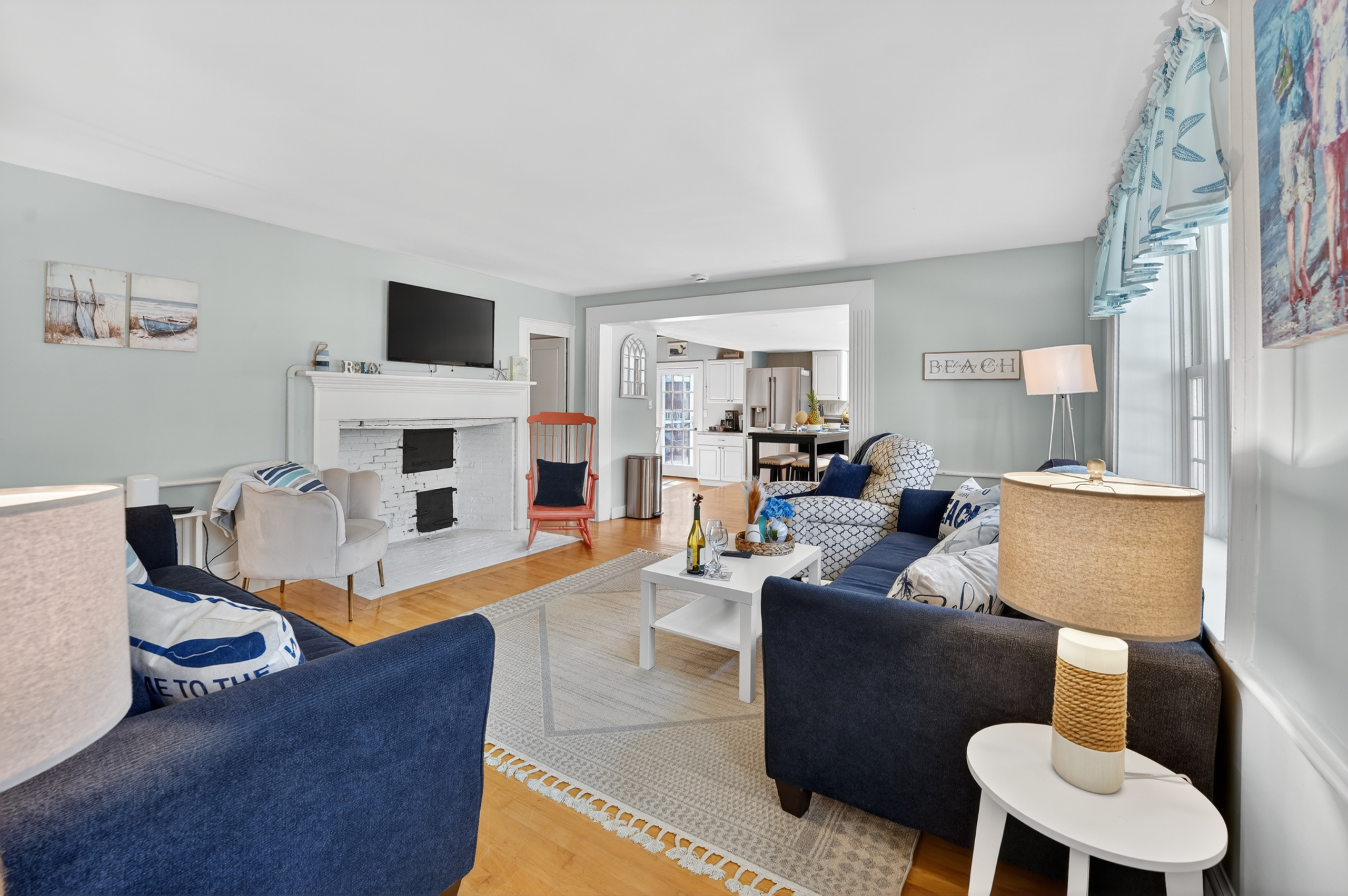 Open-concept living area with plenty of room for family and friends.