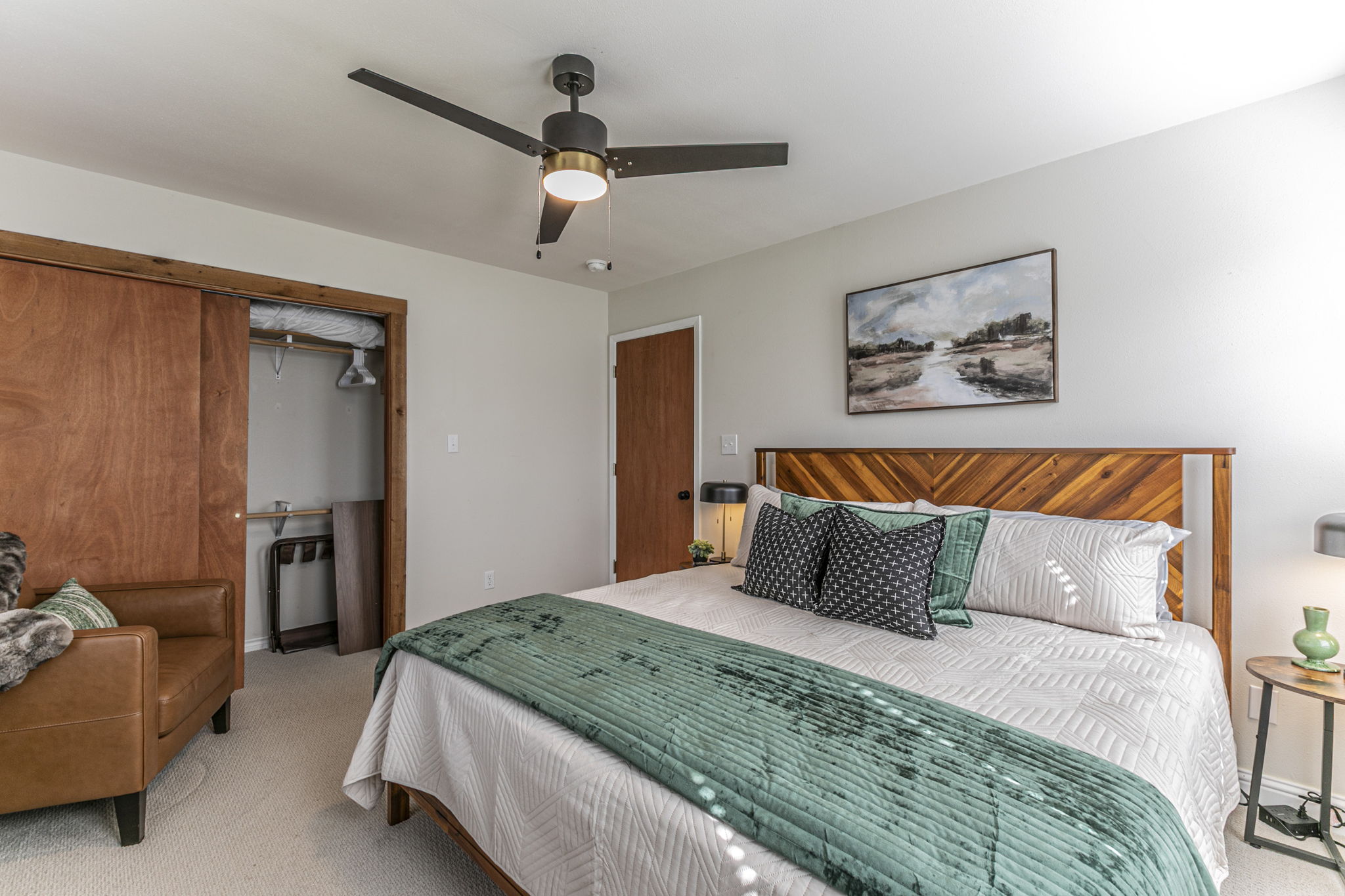 Main floor king master bedroom