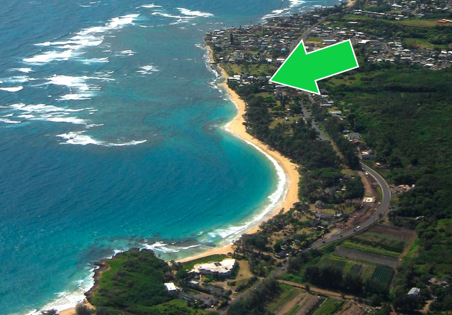 coastline near the house