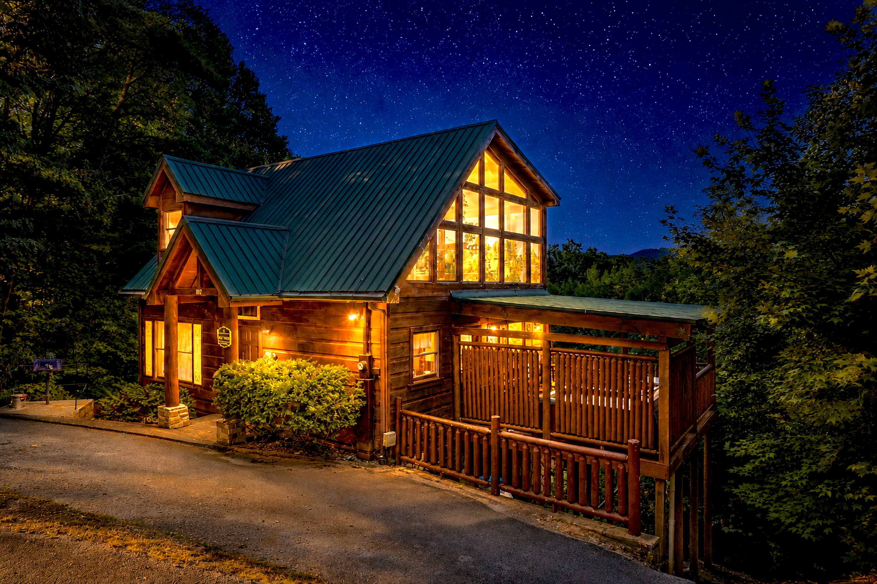 Sky View after dark - Stars in the Smokies