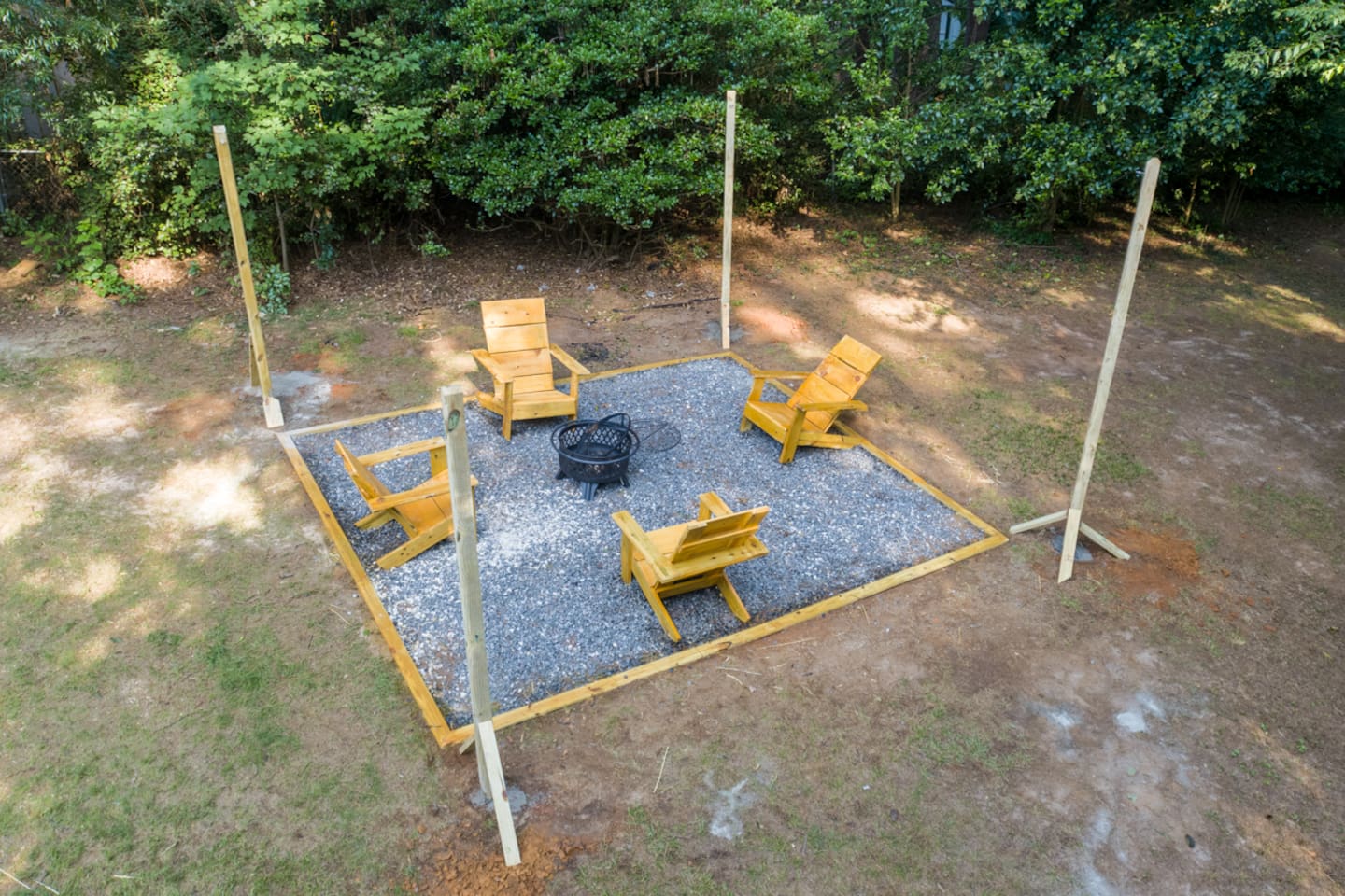 Gather around the fire pit for evening conversations, marshmallow roasting, or a quiet night under the stars.