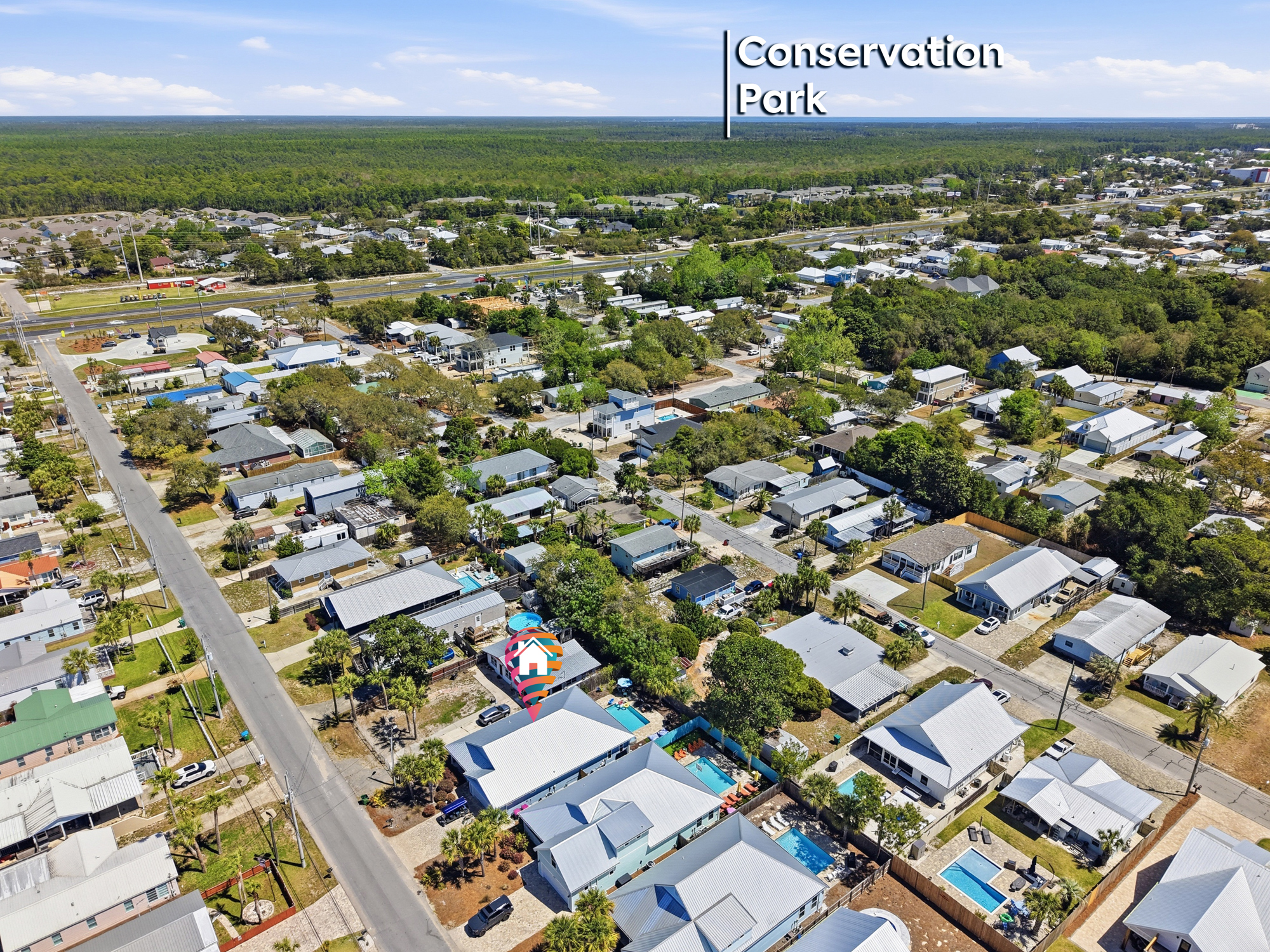 Just an 8-minute drive to Conservation Park.