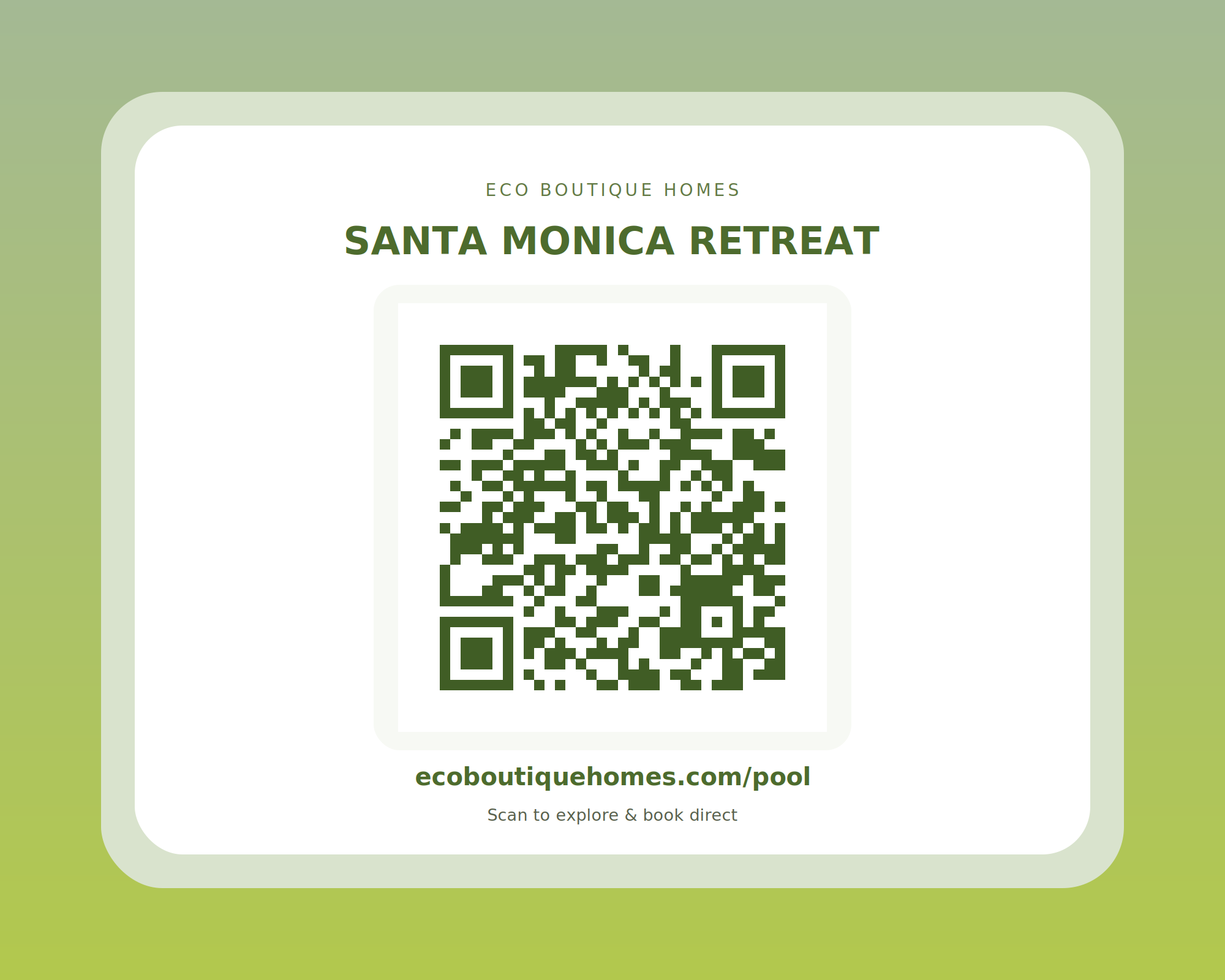 Santa Monica Retreat | Explore and book direct: ecoboutiquehomes.com/pool