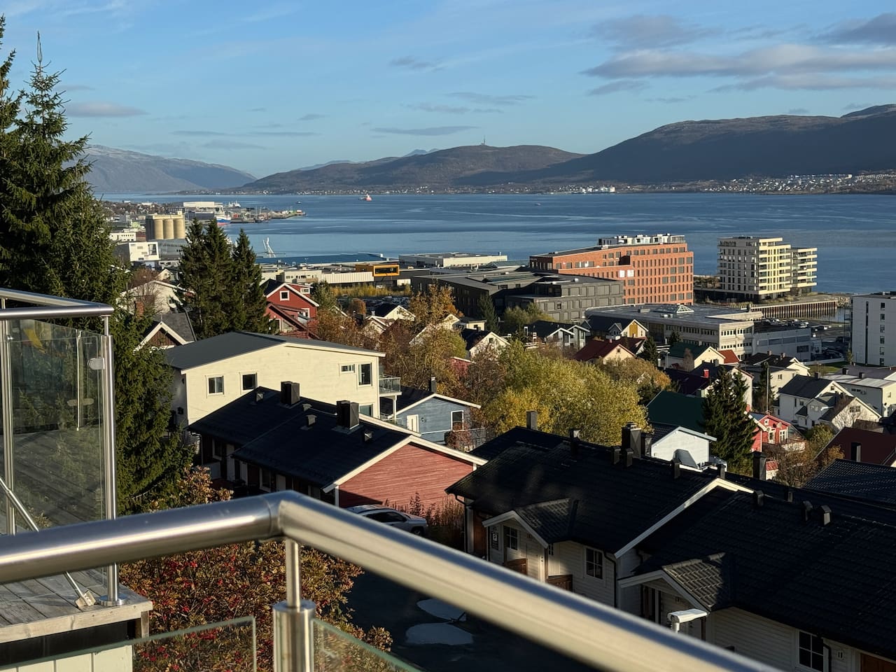 Amazing view over the ocean in Tromsø
