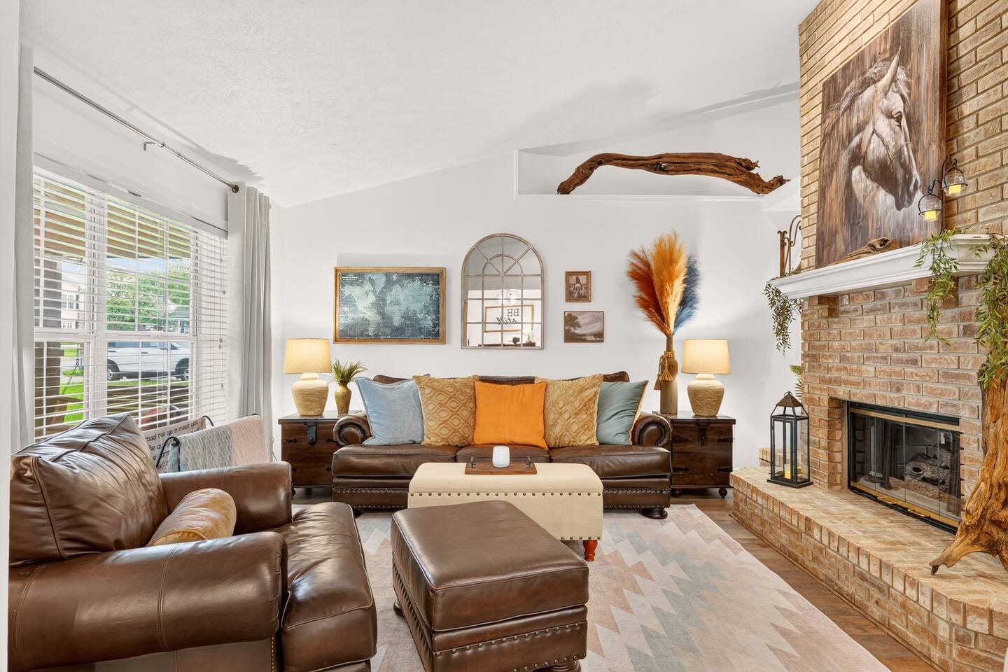 Our main living room is the perfect place to curl up with a good book or gather to have meaningful conversations with friends and family.