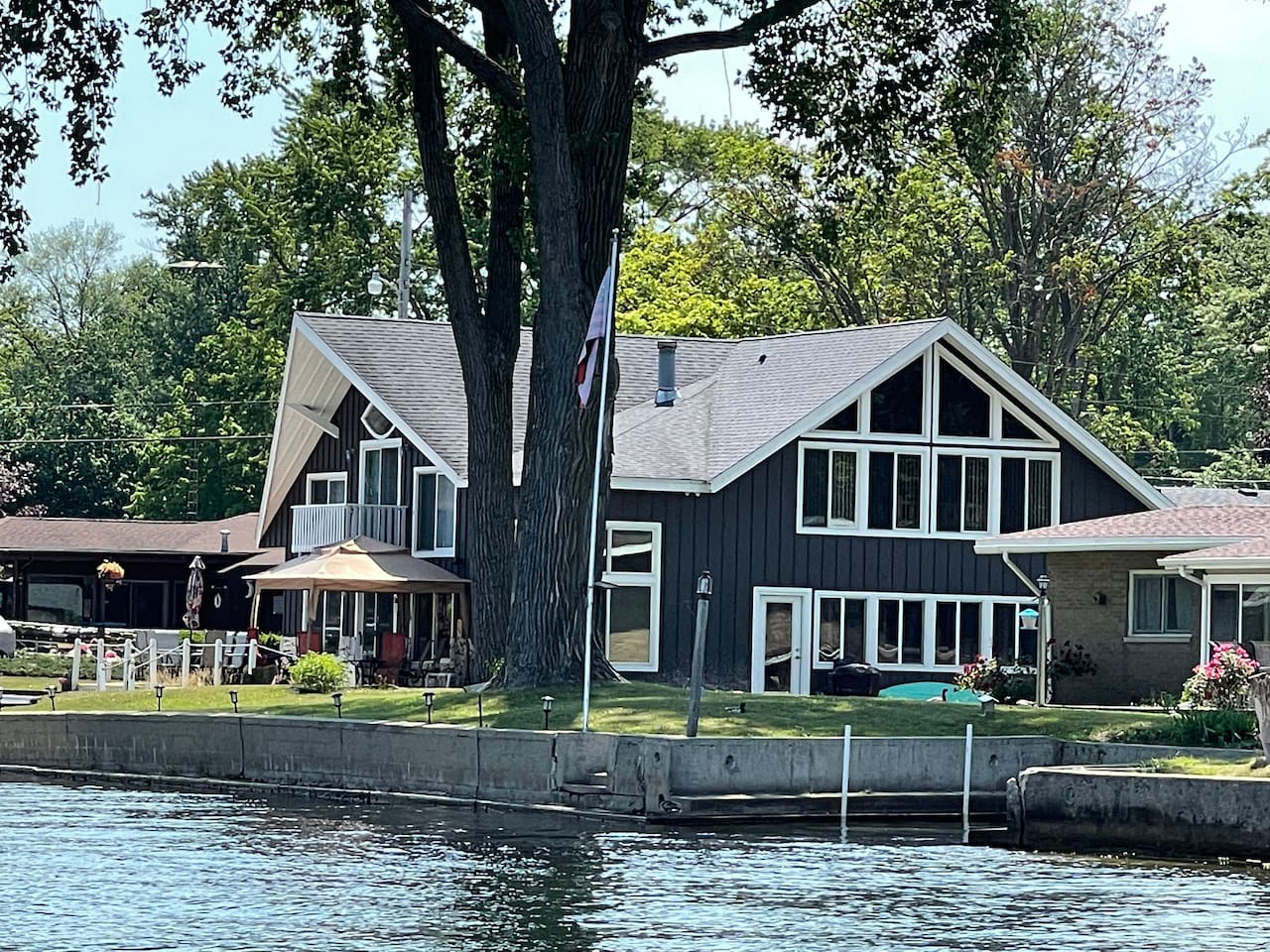 Beautiful lakefront home on Paw Paw Lake with direct water access and stunning views.