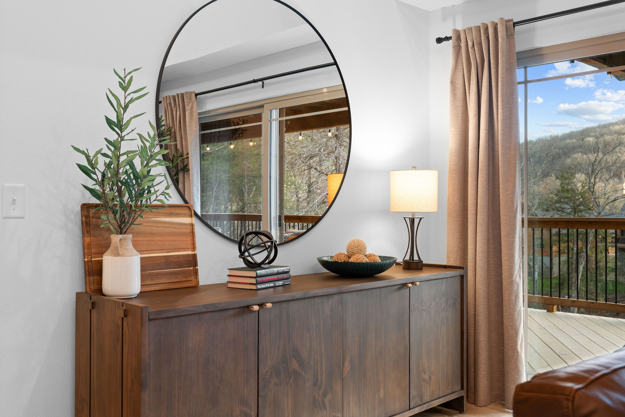 Thoughtful details and natural light add to the home’s warm, welcoming feel.