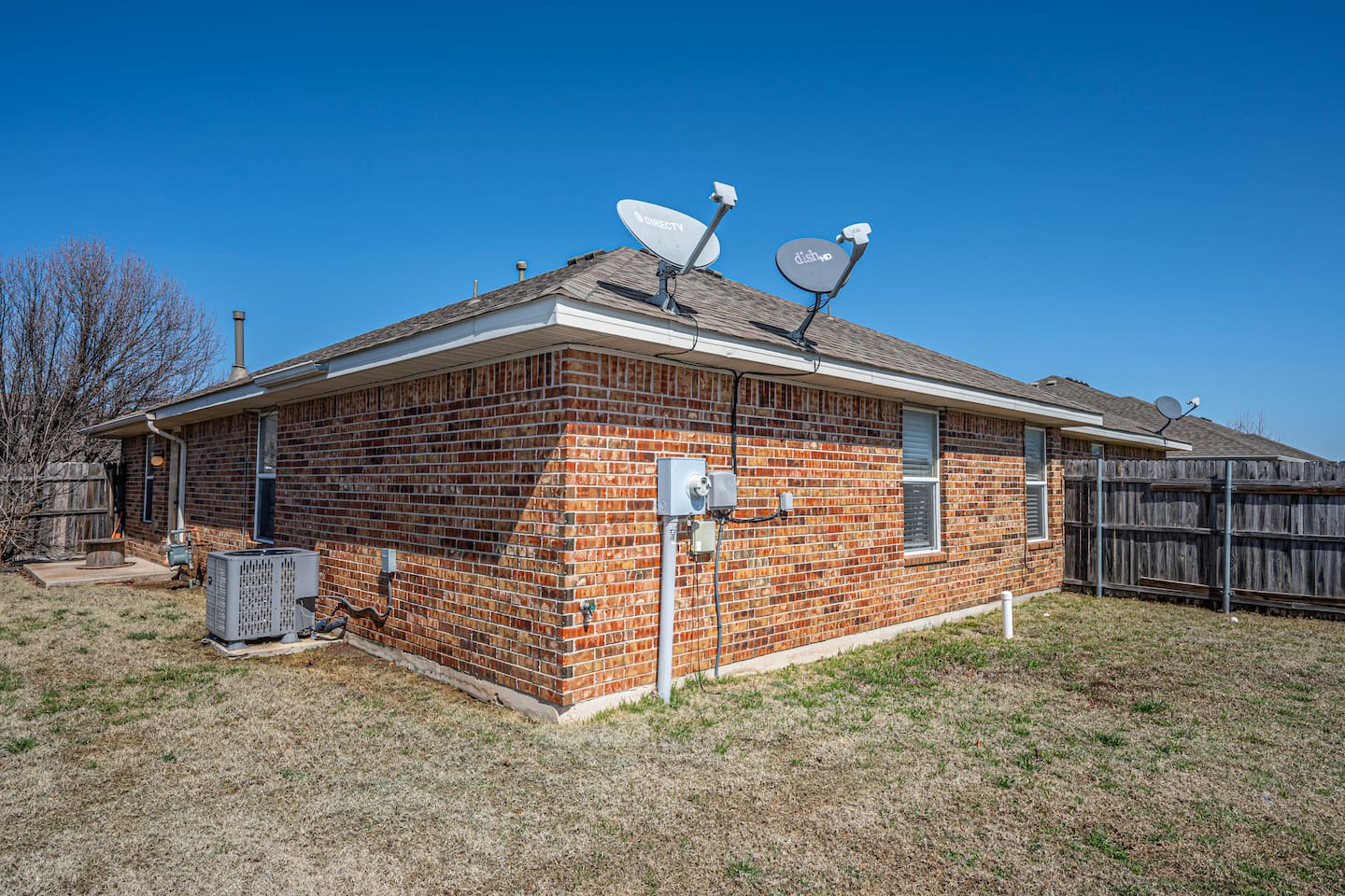 Enjoy the outdoors in a secure, fully fenced backyard.